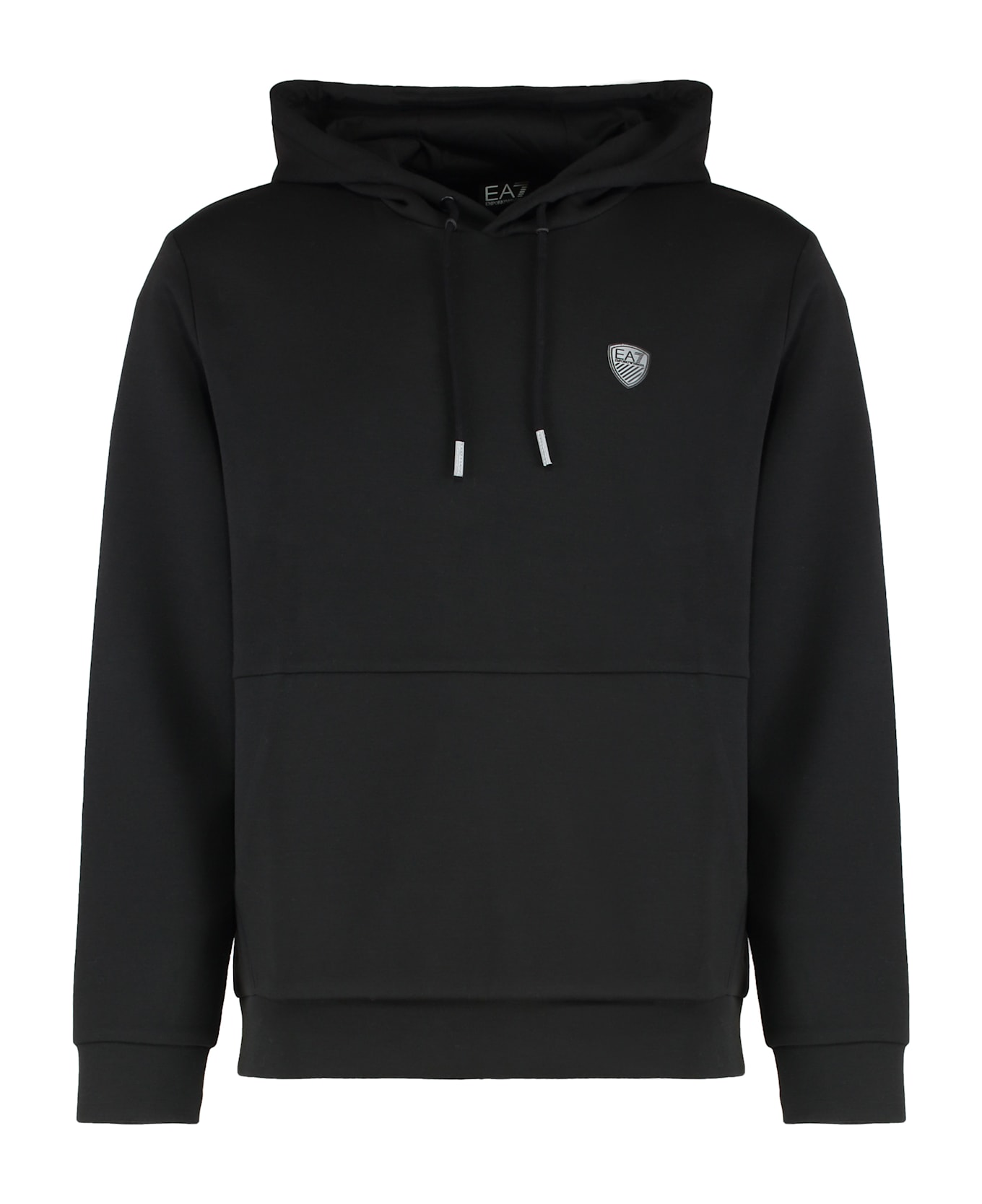 EA7 Technical Fabric Hoodie - black