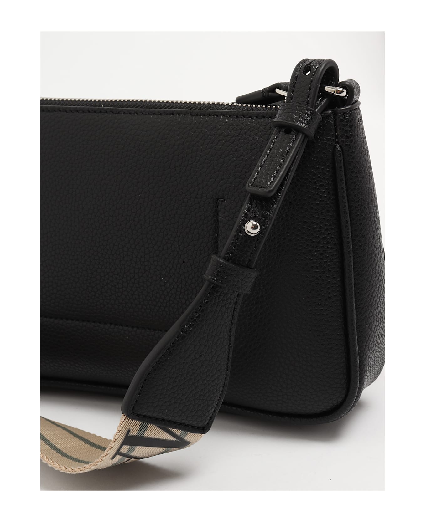 Emporio Armani Pvc Tote - NERO-ROSA