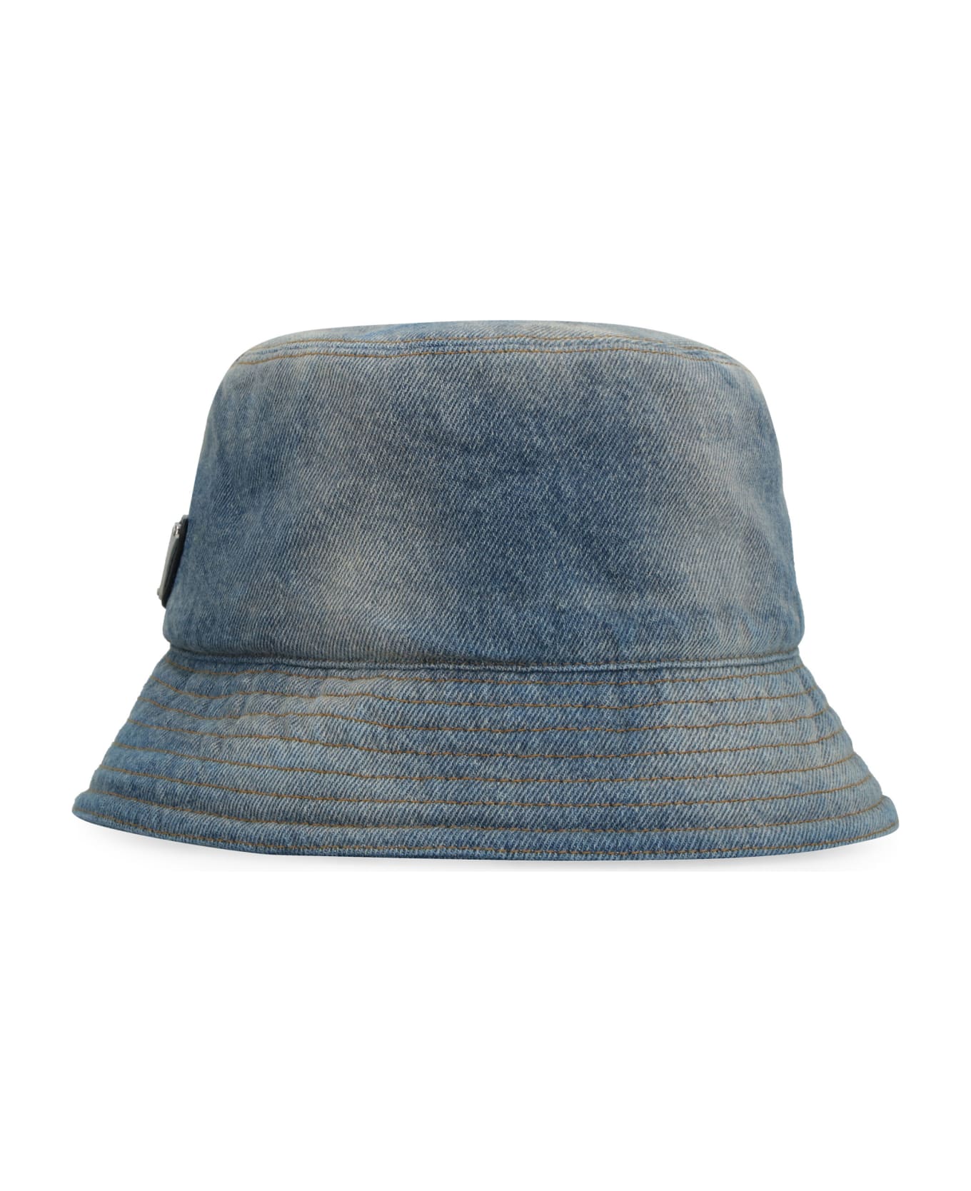 Prada Denim Bucket Hat - Blu