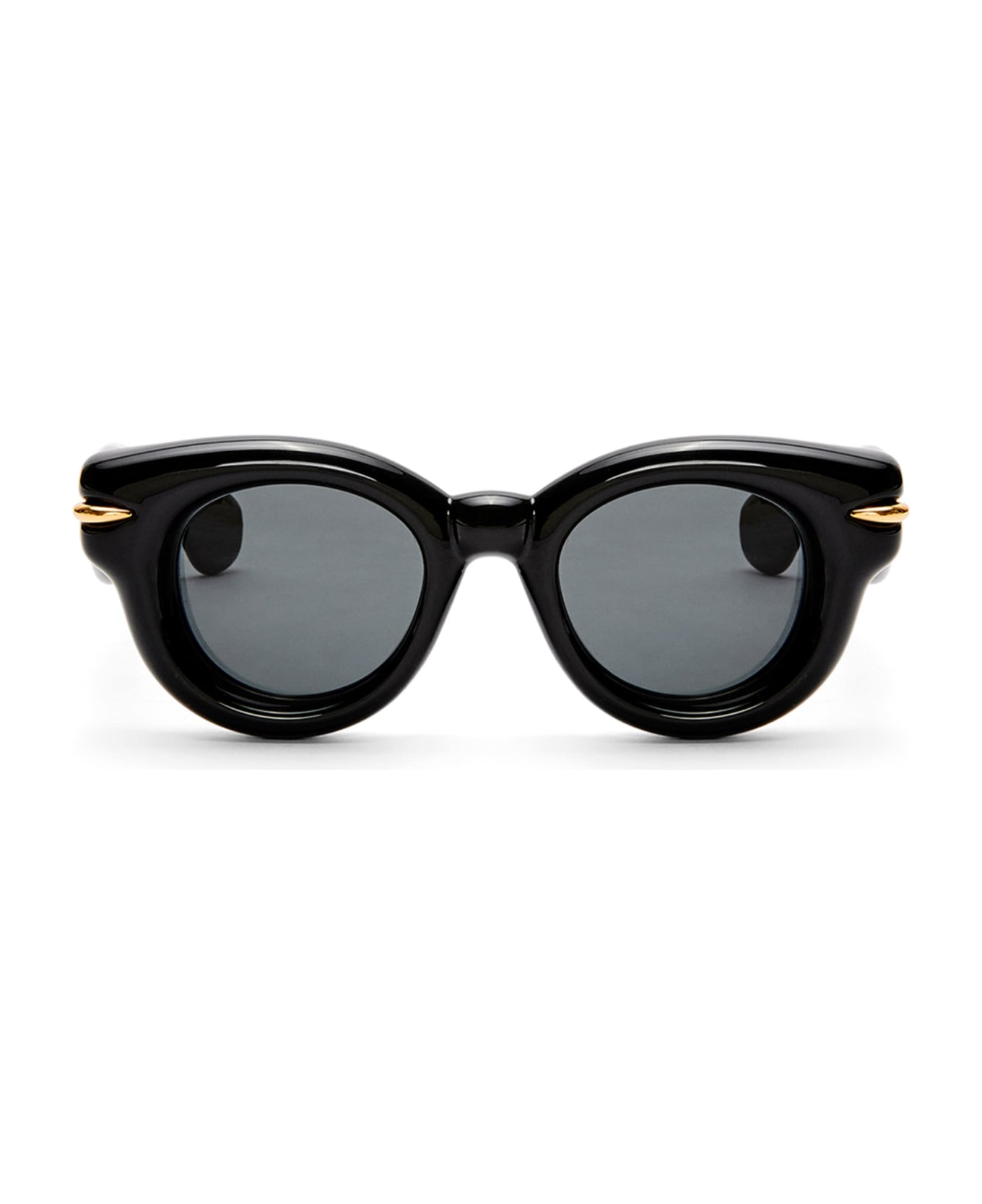 Loewe Inflated Round - Shiny Black Sunglasses - shiny black