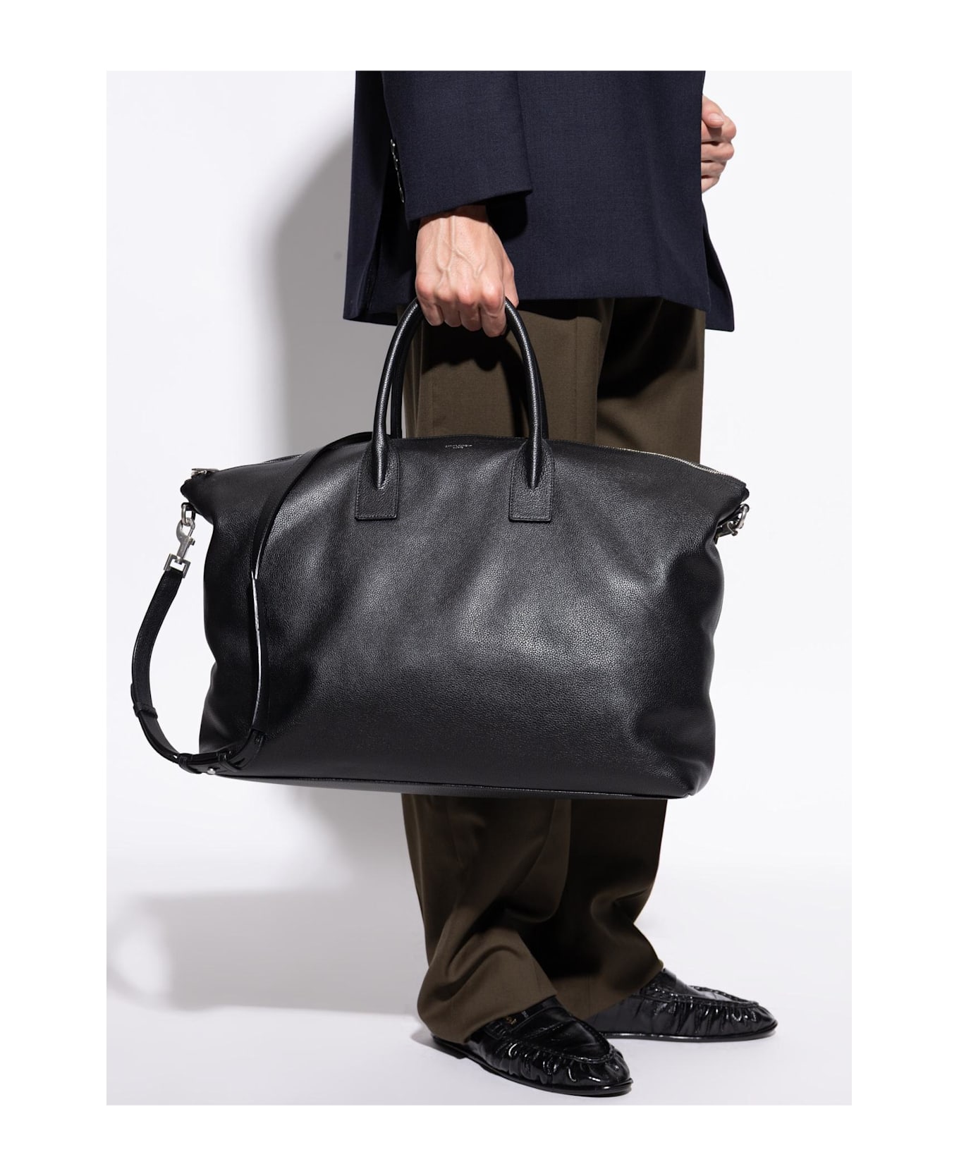 Saint Laurent 
giant Bowling Bag
 Shopper Bag - BLACK