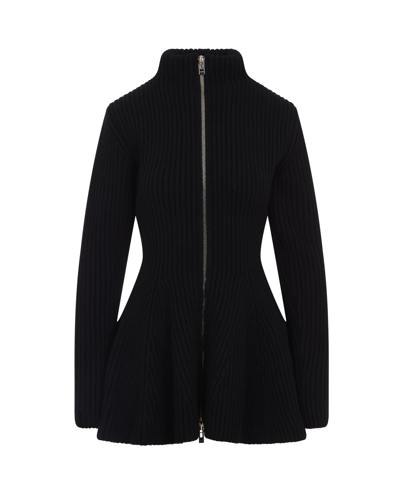 Alaia Alaïa Peplum Cardigan - Noir Alaia