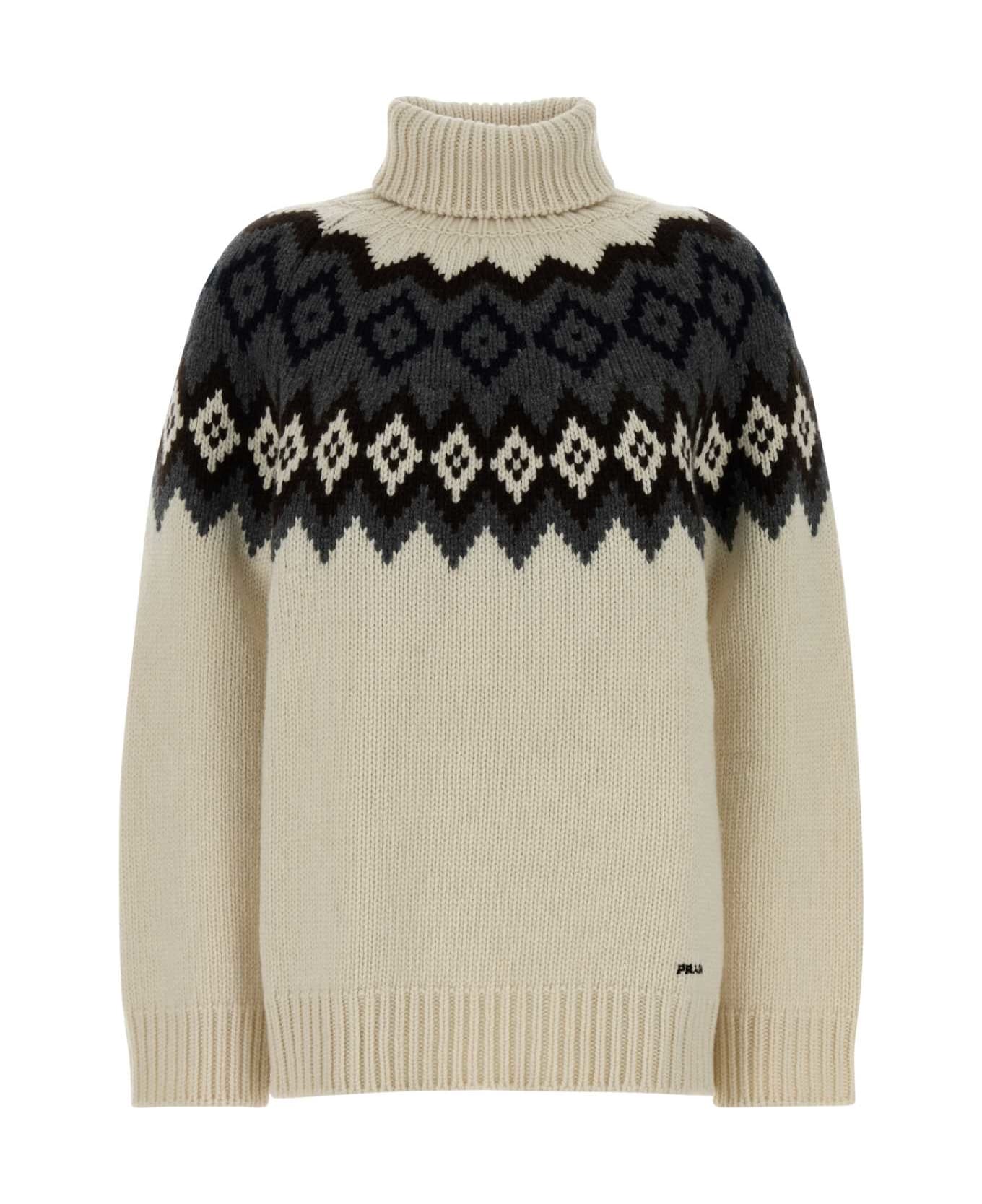 Prada Collo Alto - NATURALE+ARDESIA