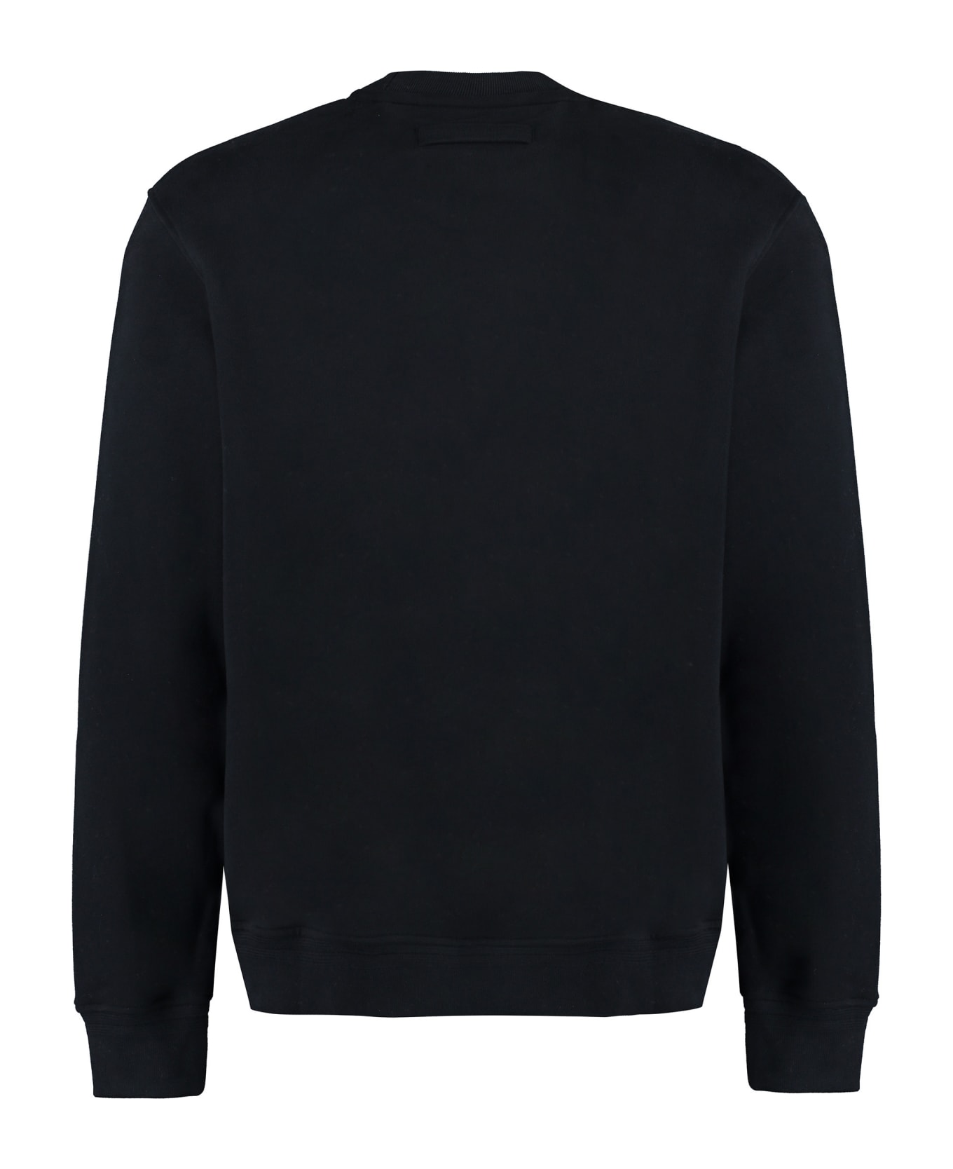 Zegna Cotton Crew-neck Sweatshirt - black フリース