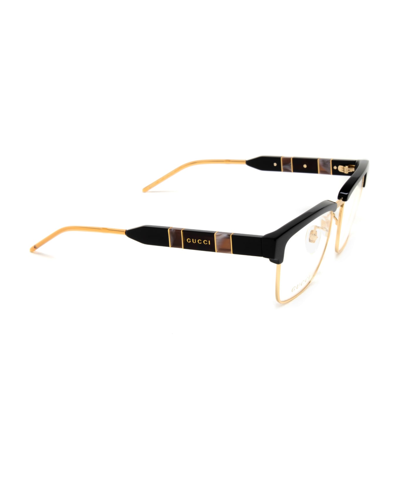 Gucci Eyewear Gg0605o Black Glasses - Black