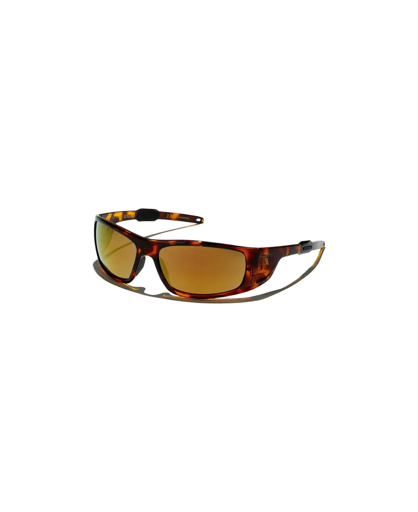 L.G.R. Amos Base 8 - Brown Gold Sunglasses