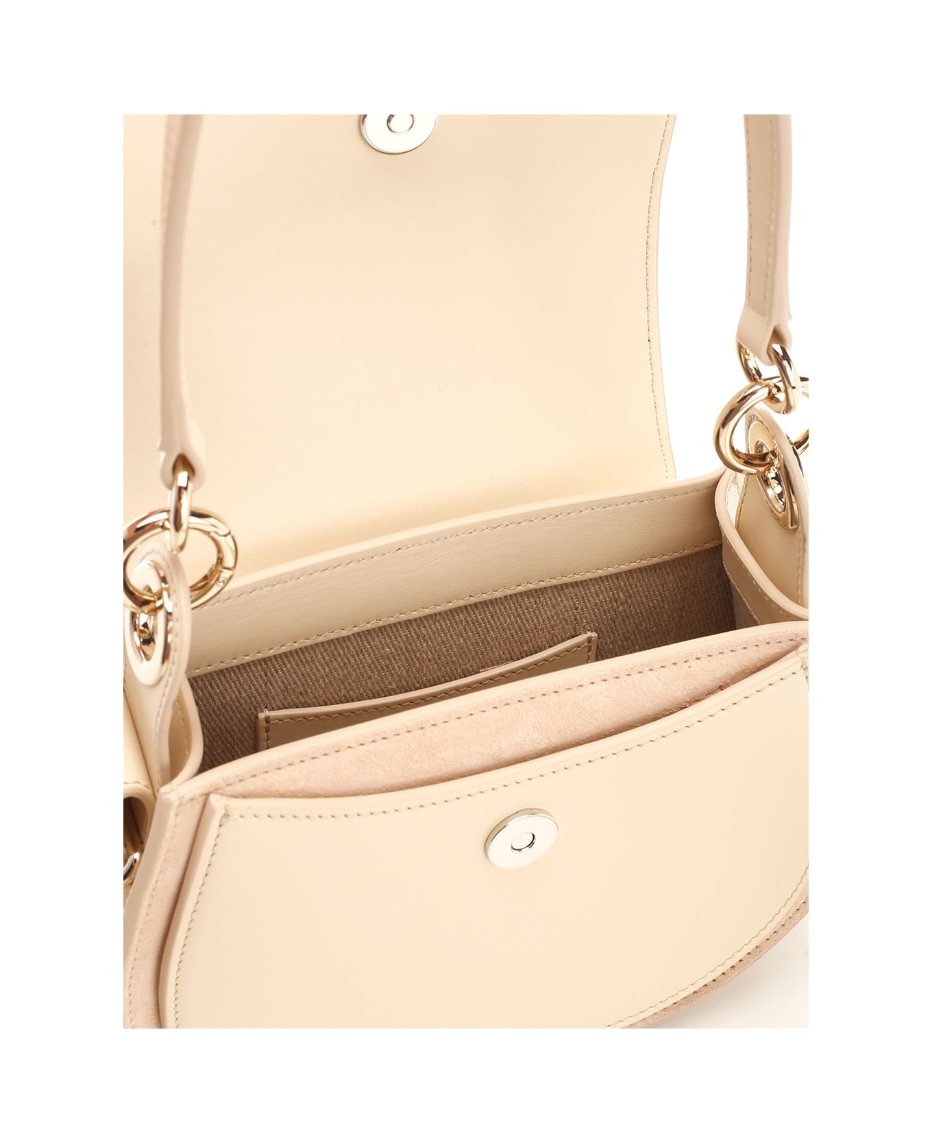 Chloé Small "tess" Handbag - Beige