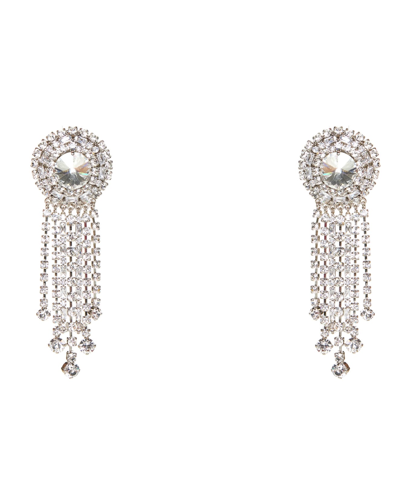 Alessandra Rich Earrings - Cry silver イヤリング