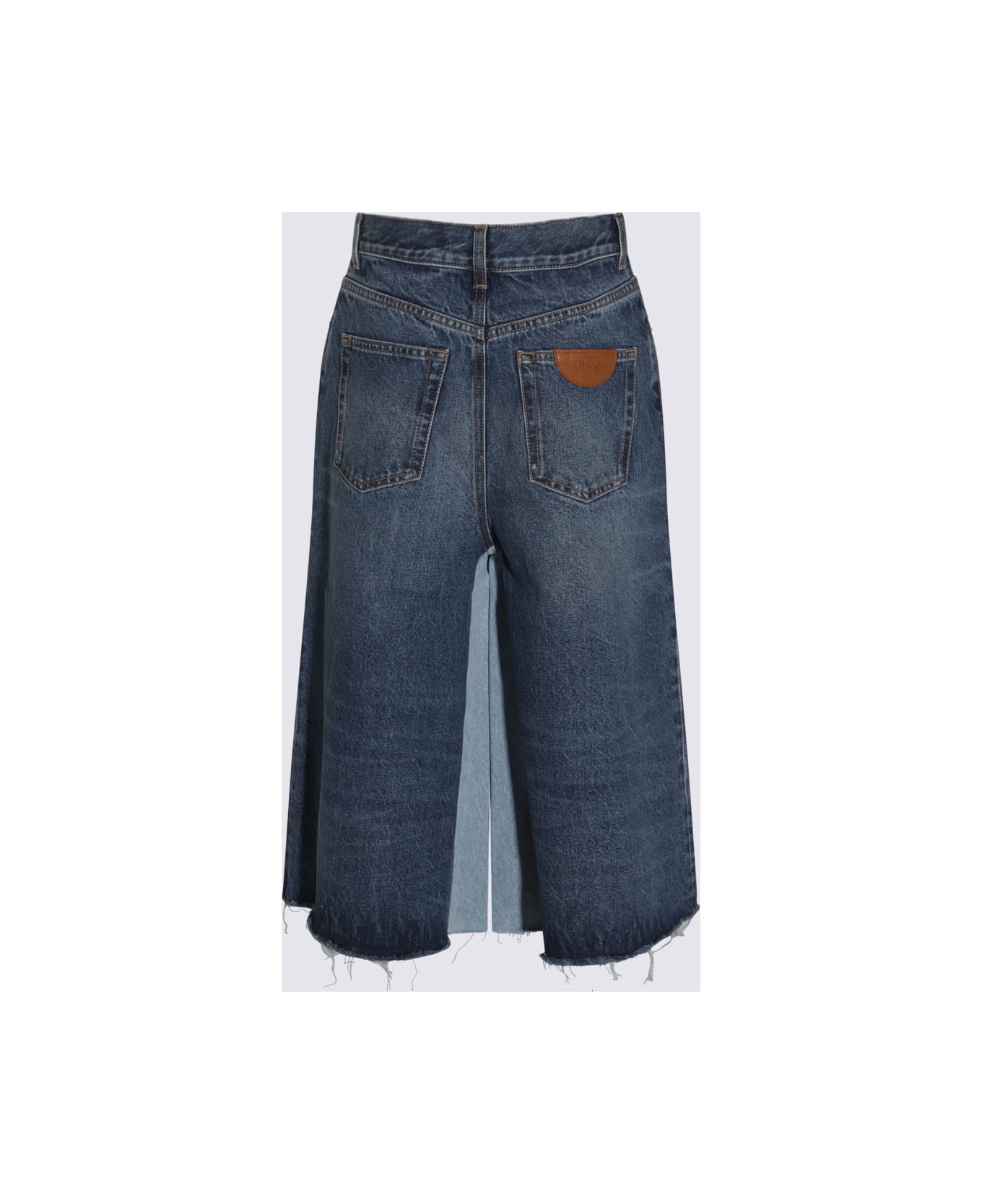 Chloé Blue Cotton Jeans - DARK NIGHT BLUE