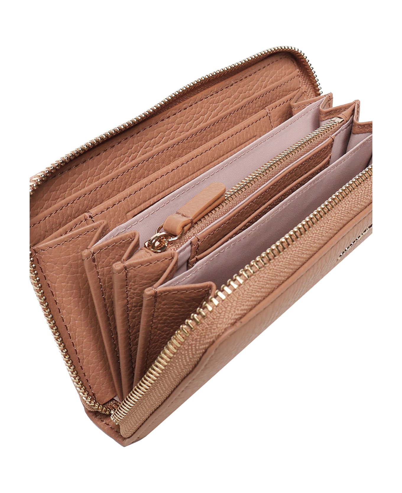 Coccinelle Soft Metallic Wallet - SKIN