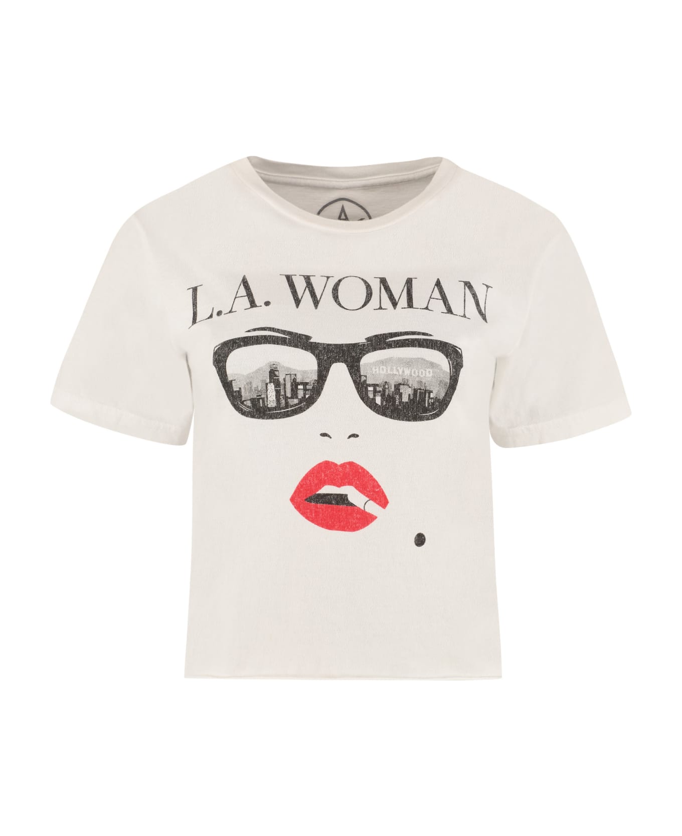 Local Authority LA L.a. Woman Cropped T-shirt - White