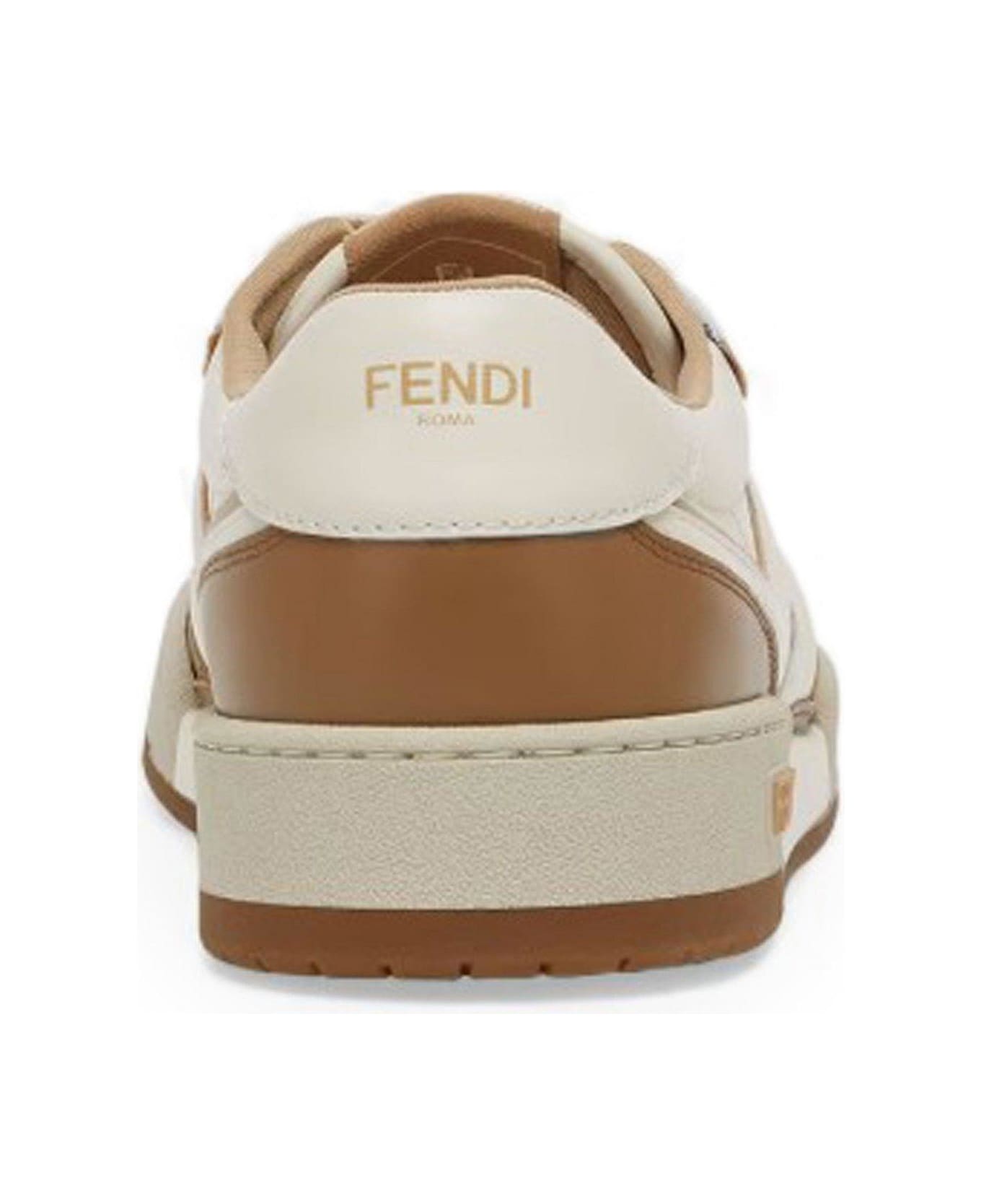 Fendi Match Low-top Sneakers - Brown
