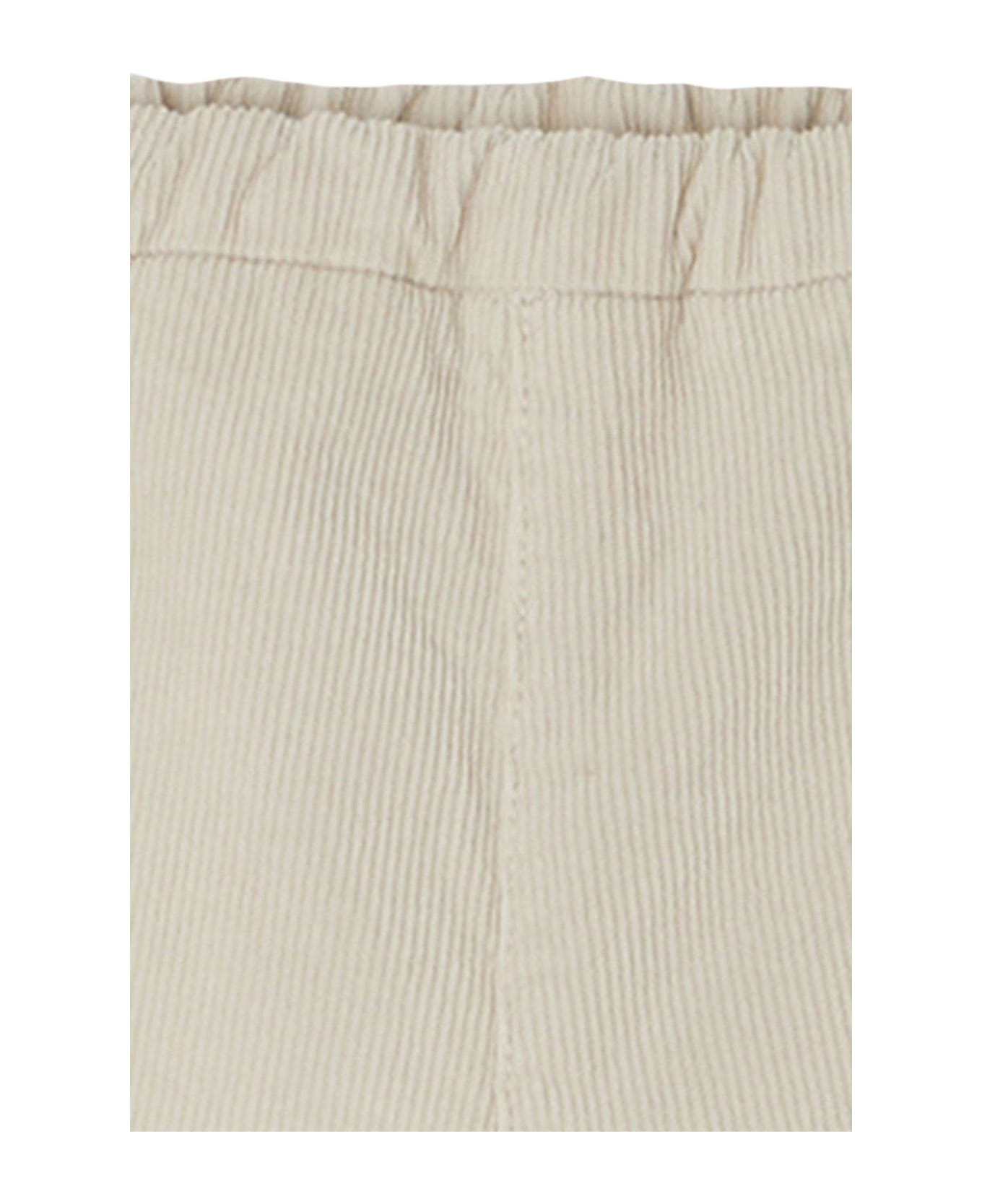 Bonpoint Bandy Straight-leg Corduroy Trousers - Beige