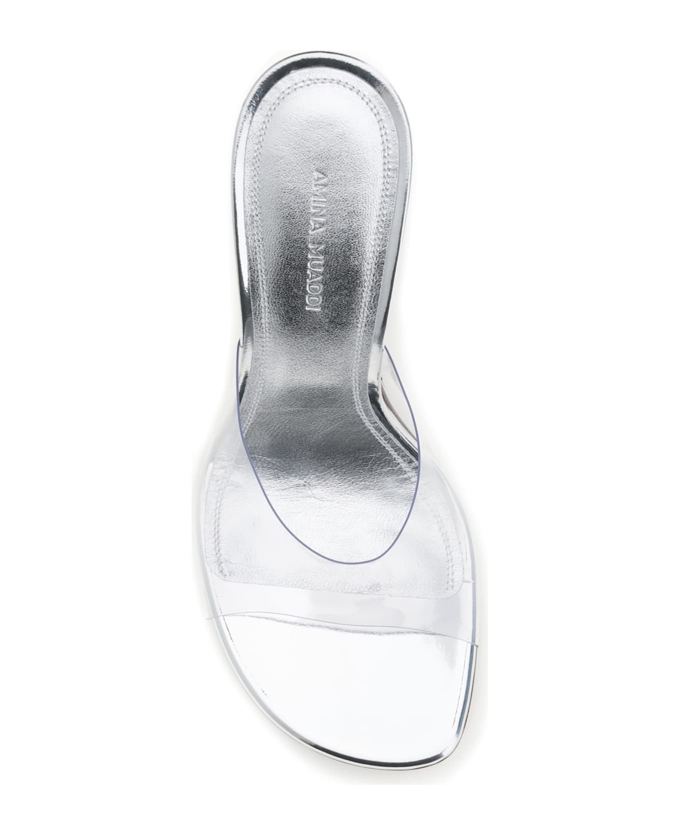 Amina Muaddi Taylor Glass Sandals