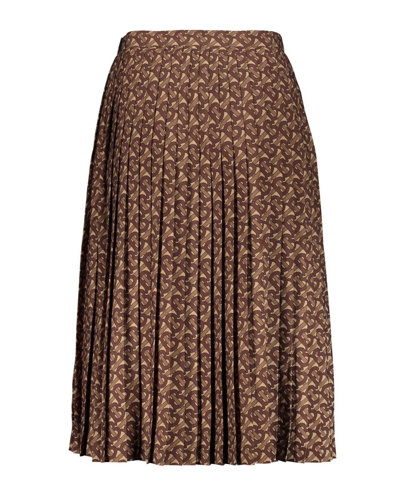 Burberry Printed Midi Skirt - brown スカート