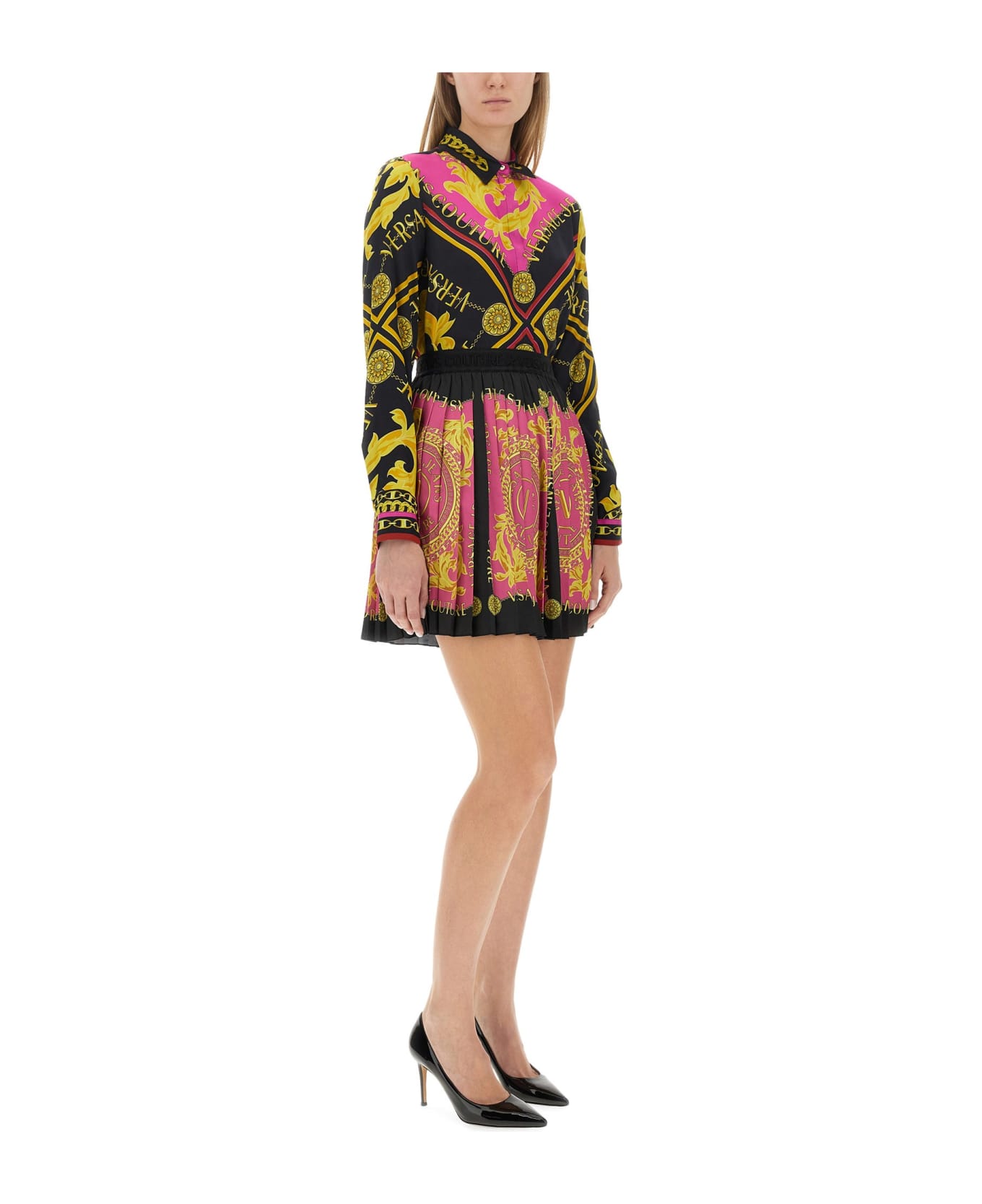 Versace Jeans Couture Printed Long Sleeves Shirt - Fantasia