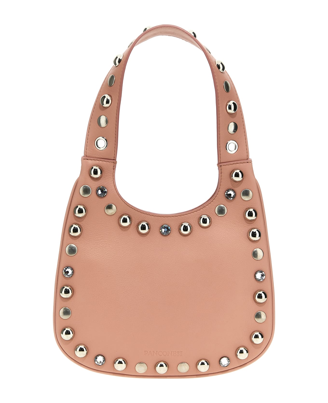 Panconesi 'diamanti Saddle Bag S' Handbag - Pink トートバッグ