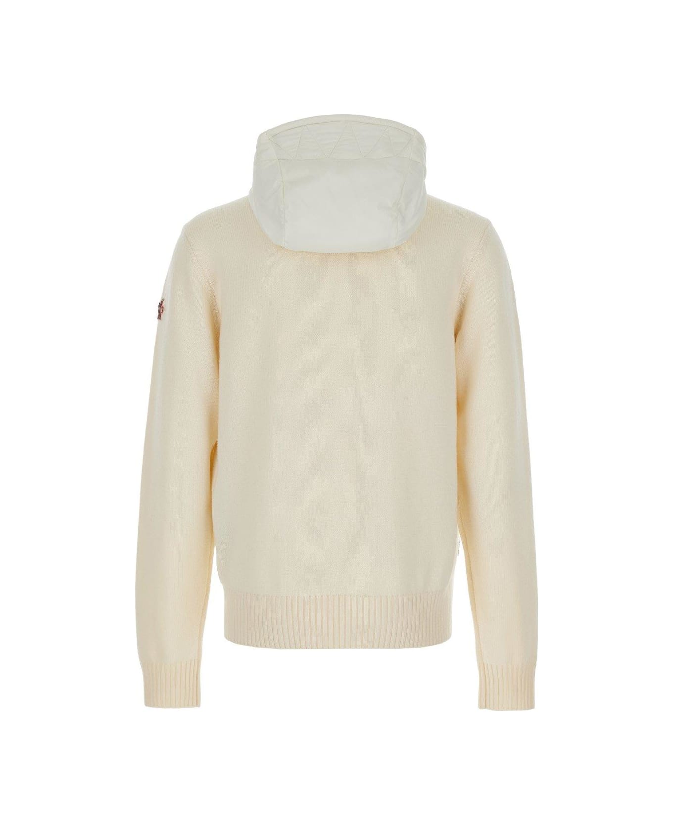 Moncler Grenoble Padded Zip-up Hoodie - WHITE