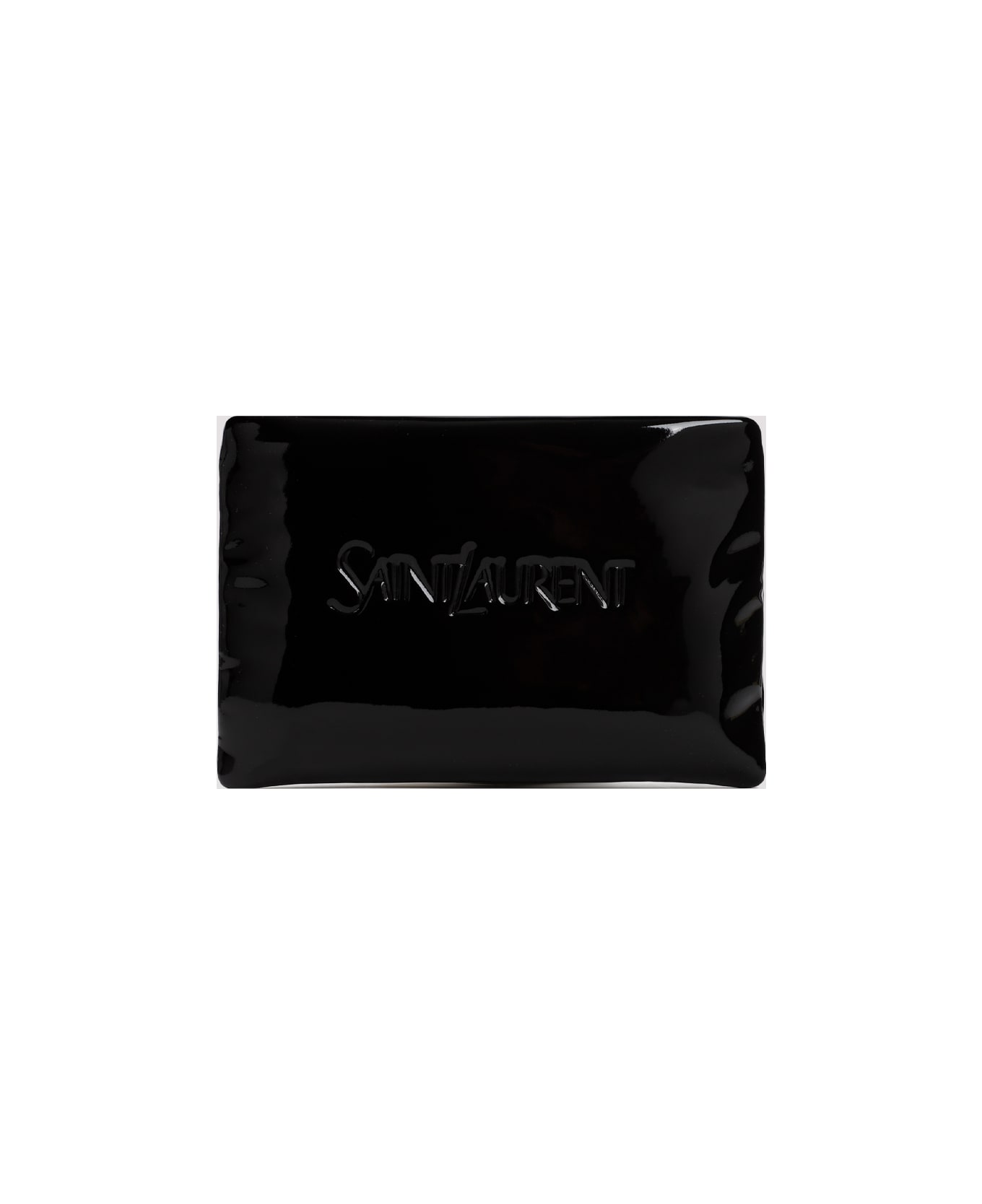 Saint Laurent Polyurethane Pouch - Nero