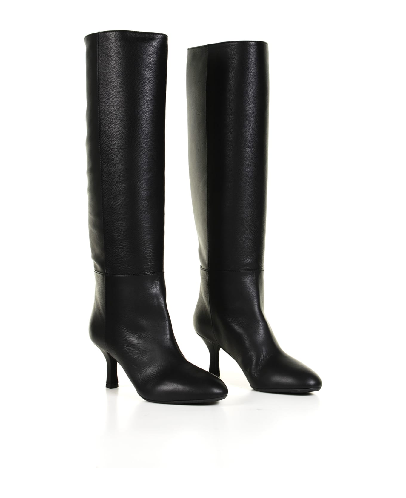 Casadei Leather Boot - Nero