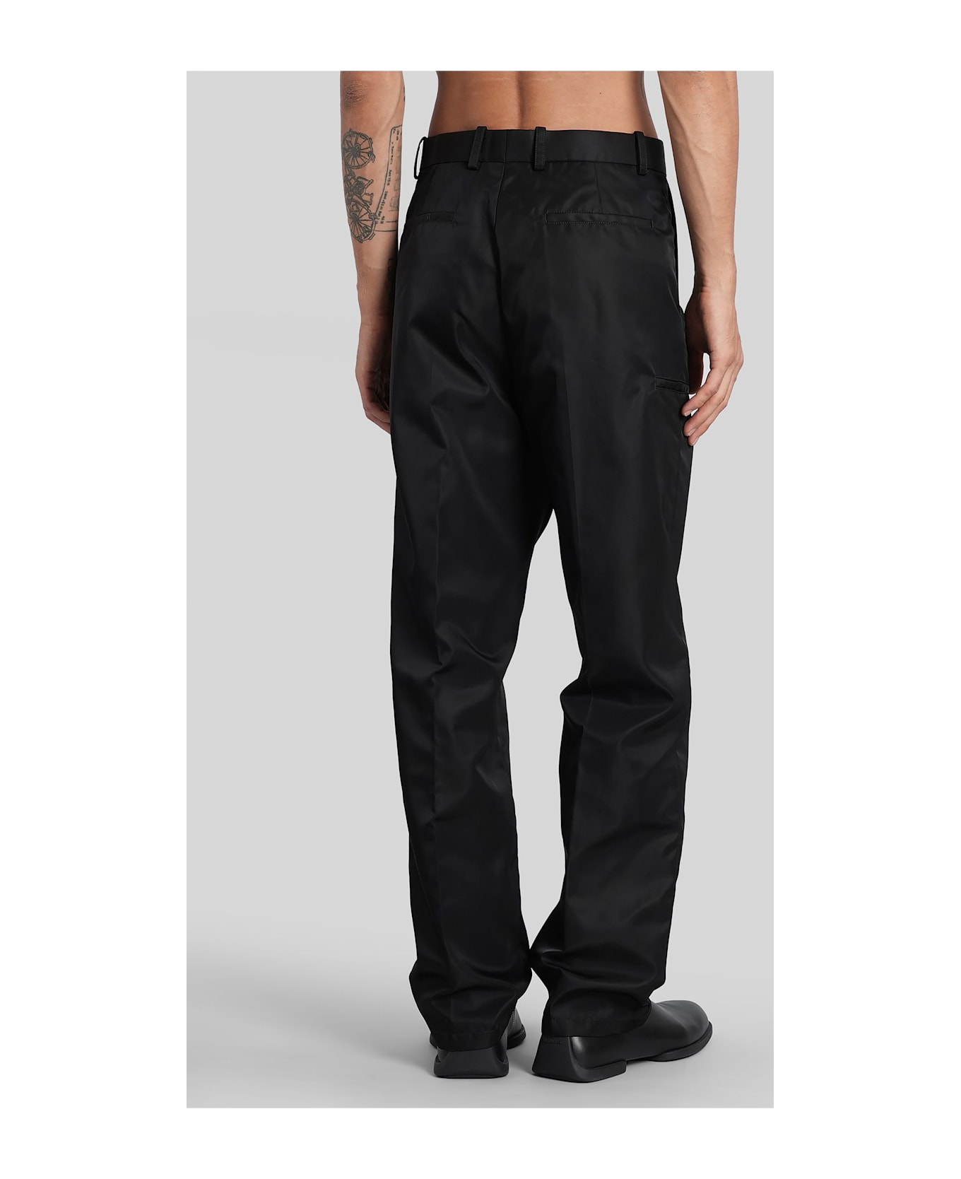 Jil Sander Pants In Black Polyamide - black