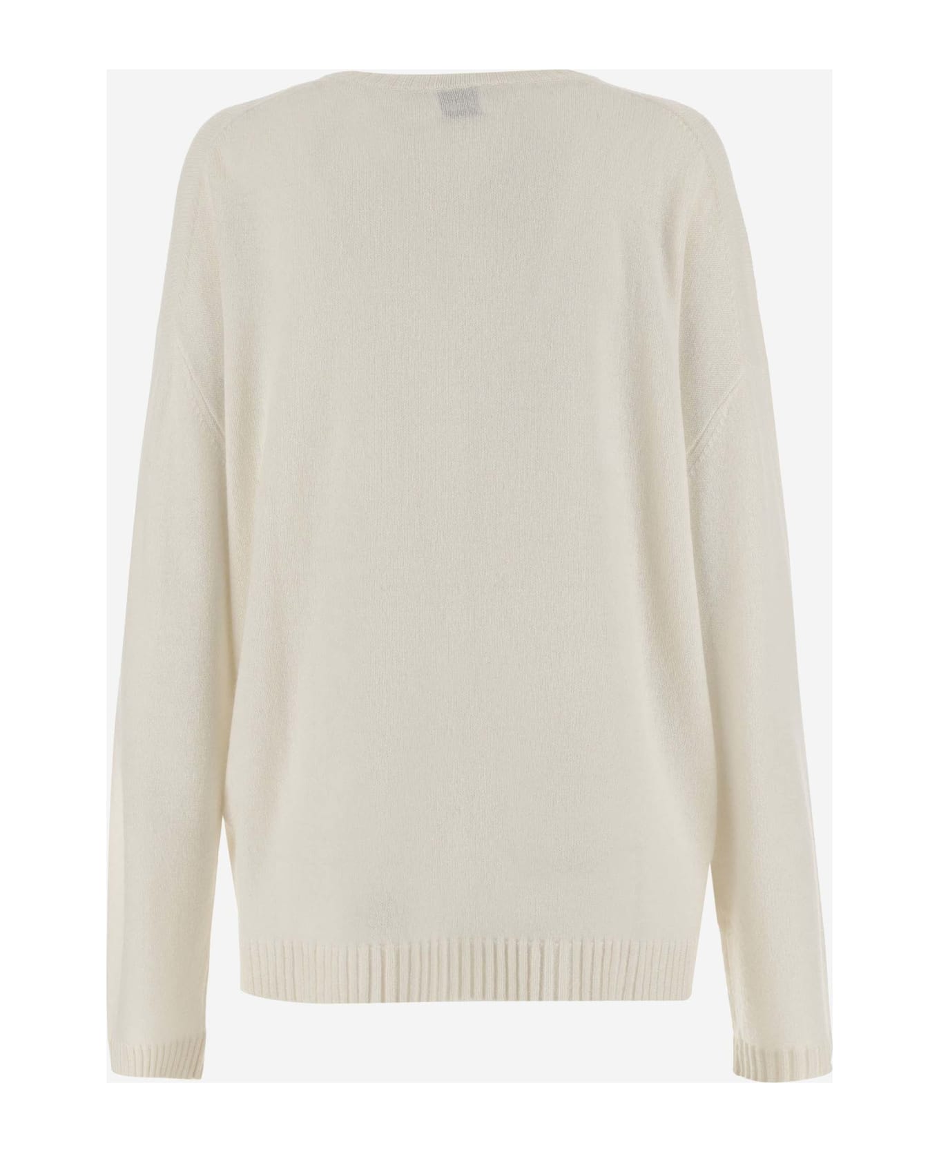 Allude Cashmere Pullover - Ivory