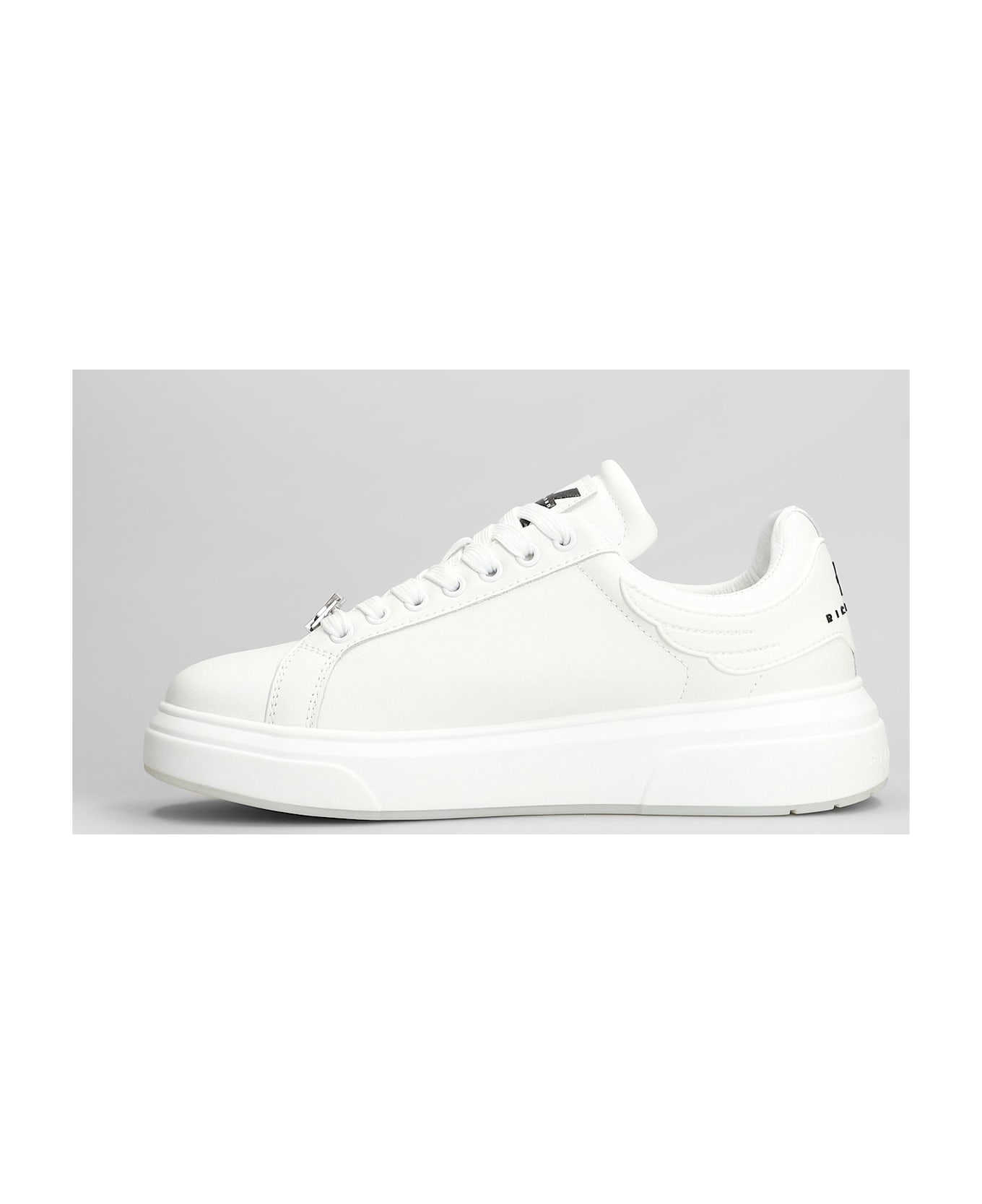 John Richmond Sneakers In White Leather - white