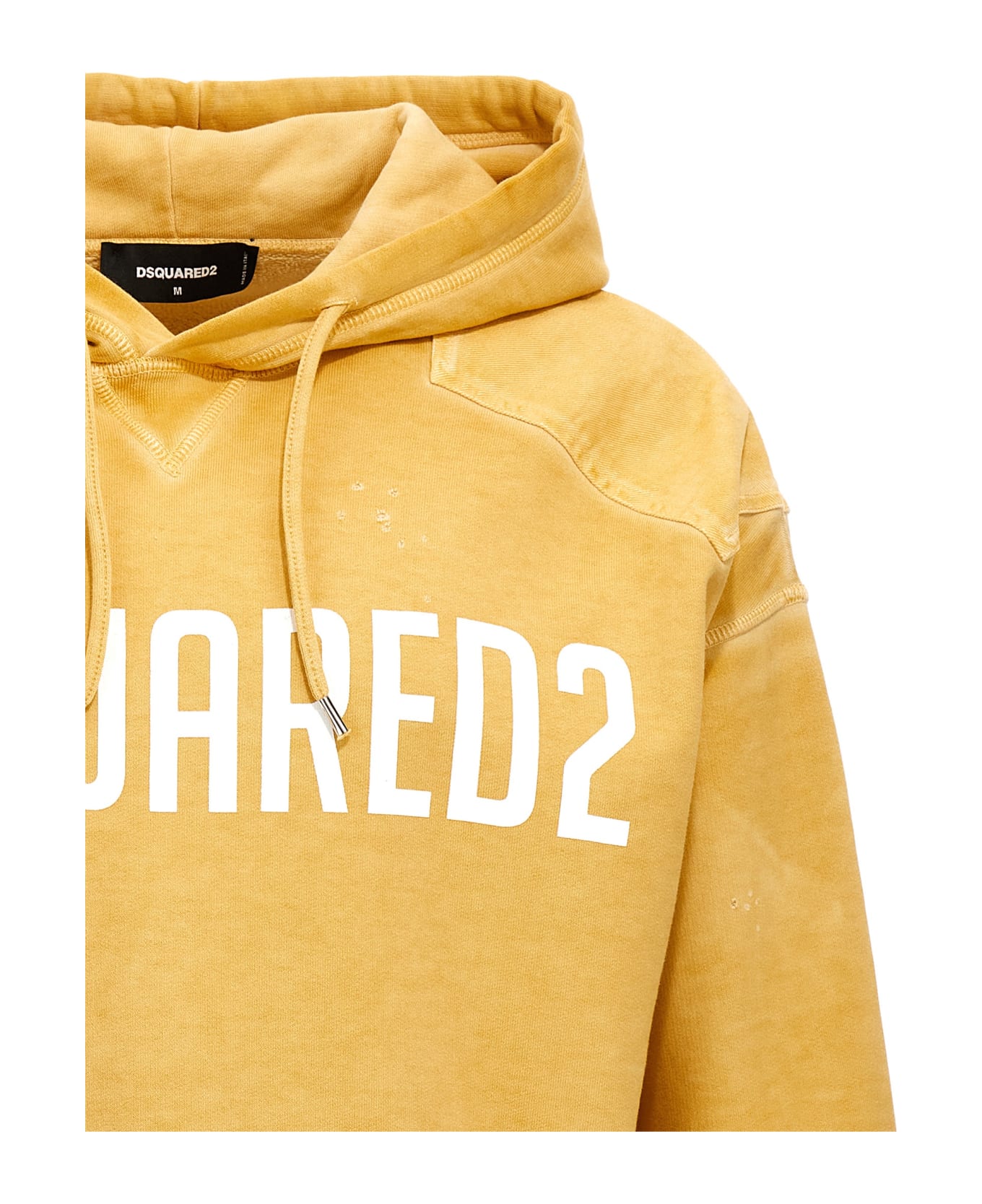 Dsquared2 Cipro Fit Hoodie - Yellow