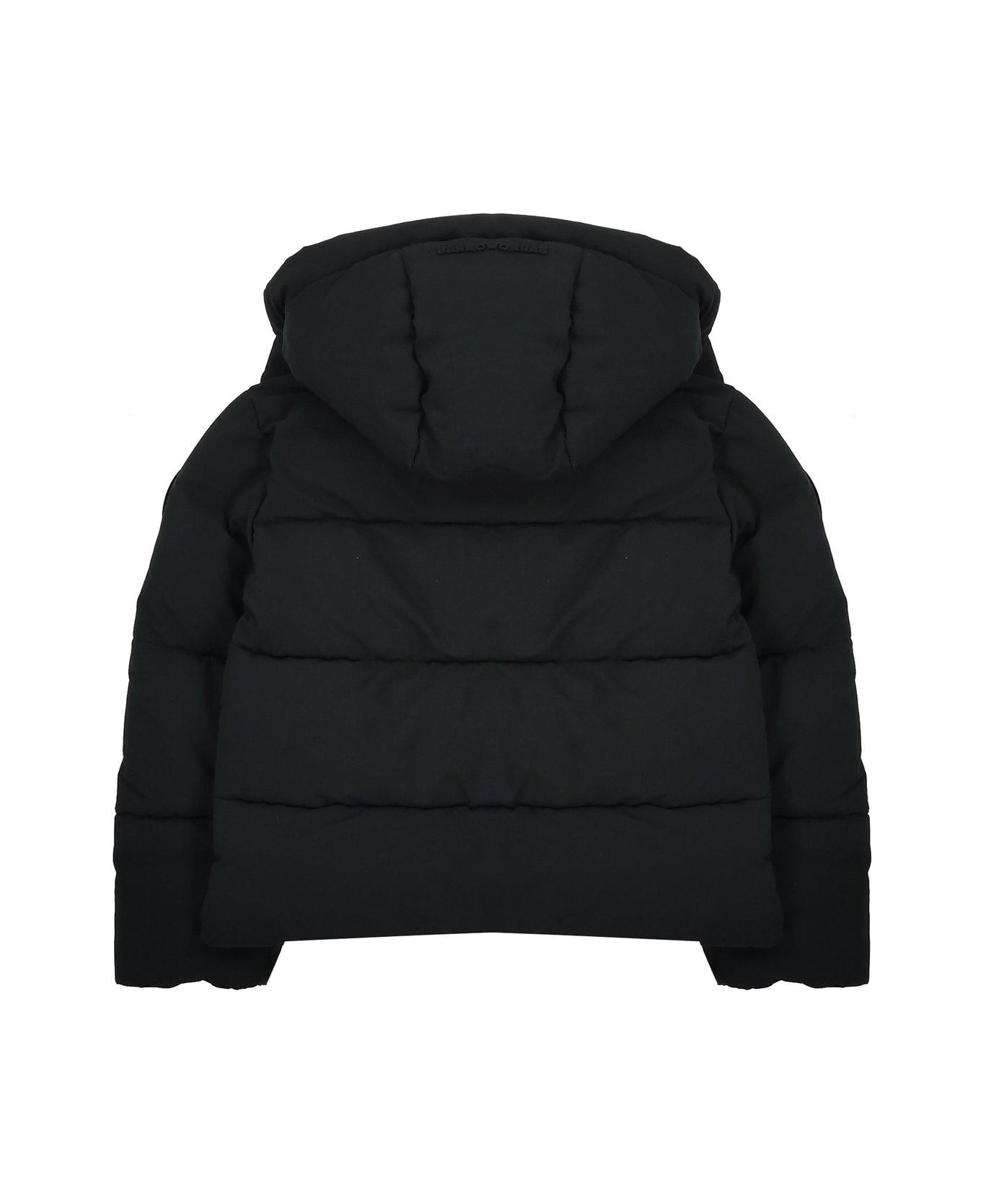 Barrow Zip-up Puffer Jacket - BLACK
