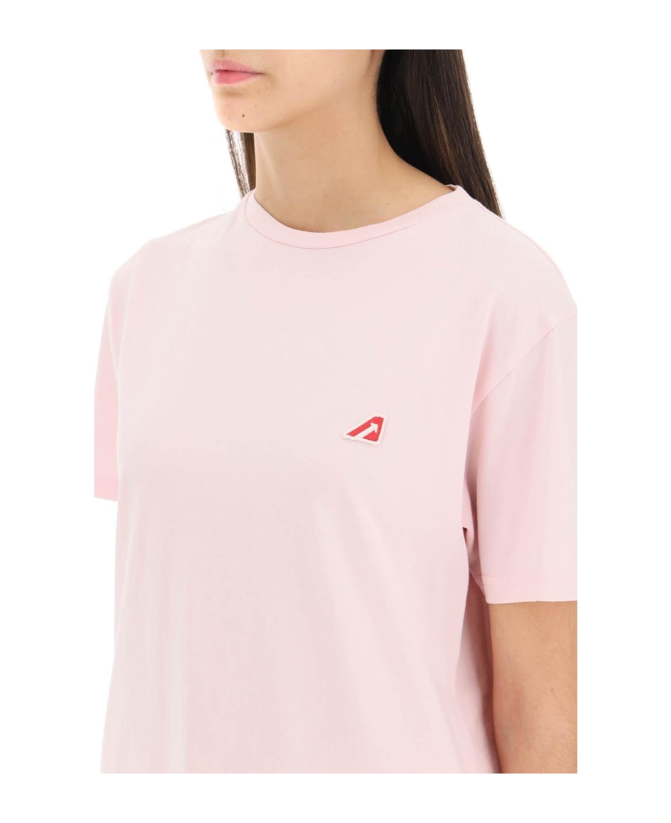 Autry Logo Patch T-shirt - PINK (Pink)