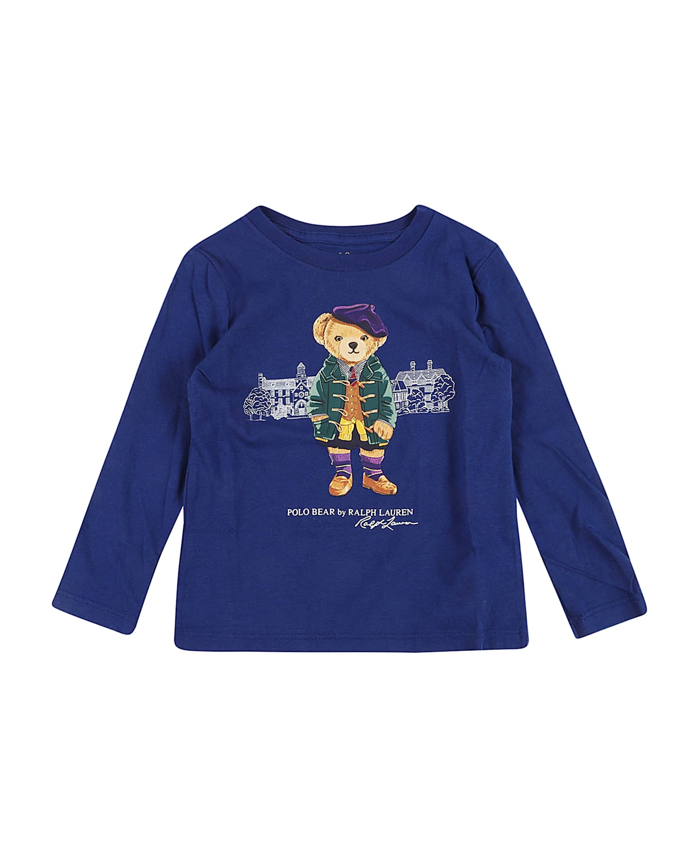 Ralph Lauren Lscnbeartee-knit Shirts-t-shirt - Chalet Blue