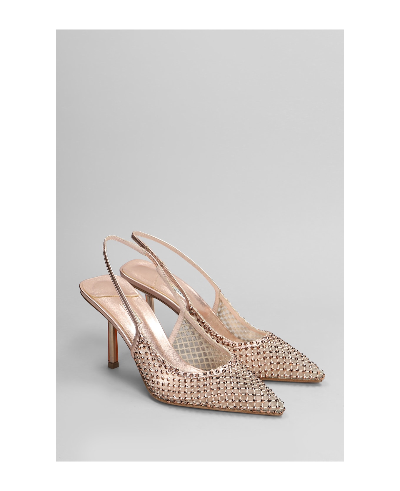 Le Silla Gilda Pumps In Copper Leather - copper