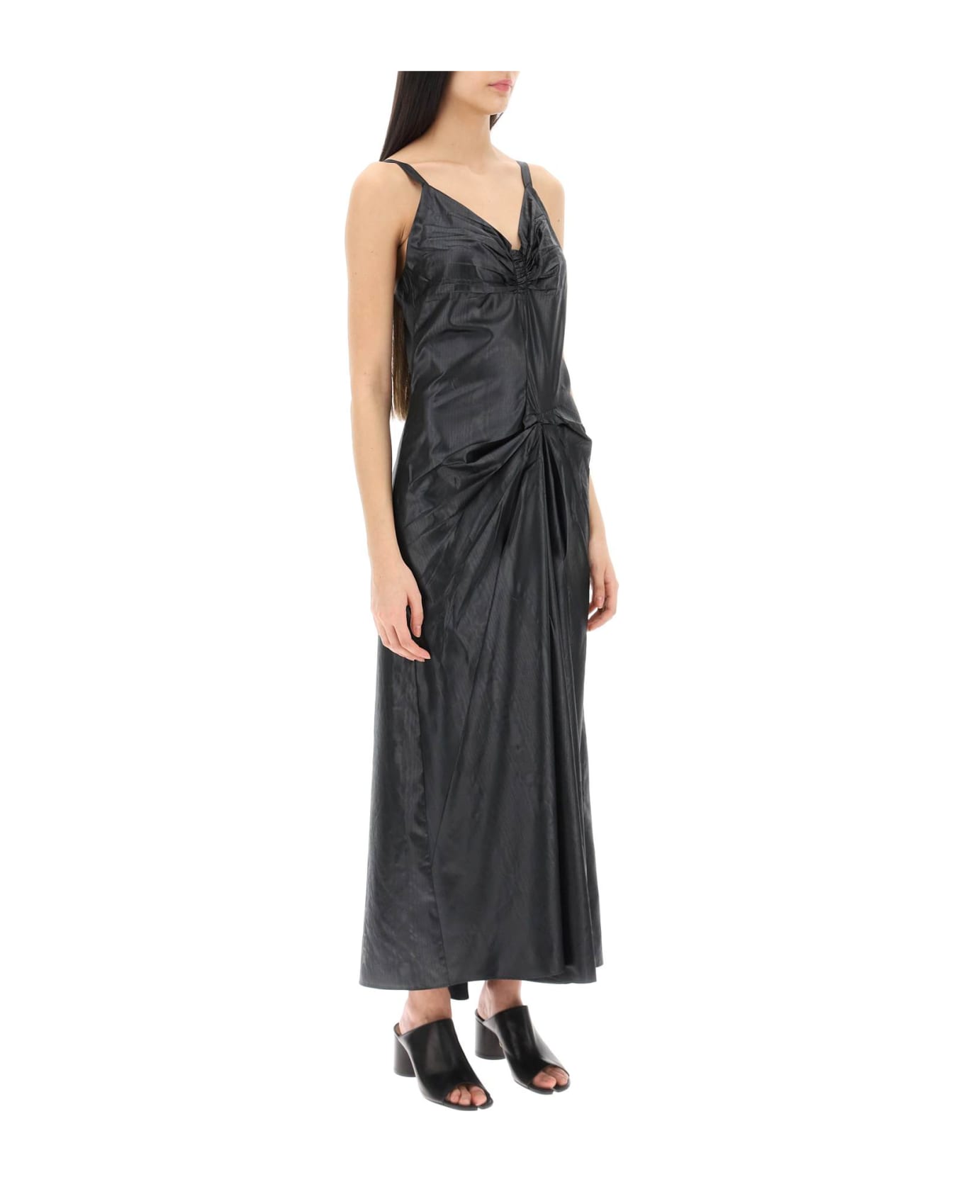 Maison Margiela Moirè Dress - black ワンピース＆ドレス