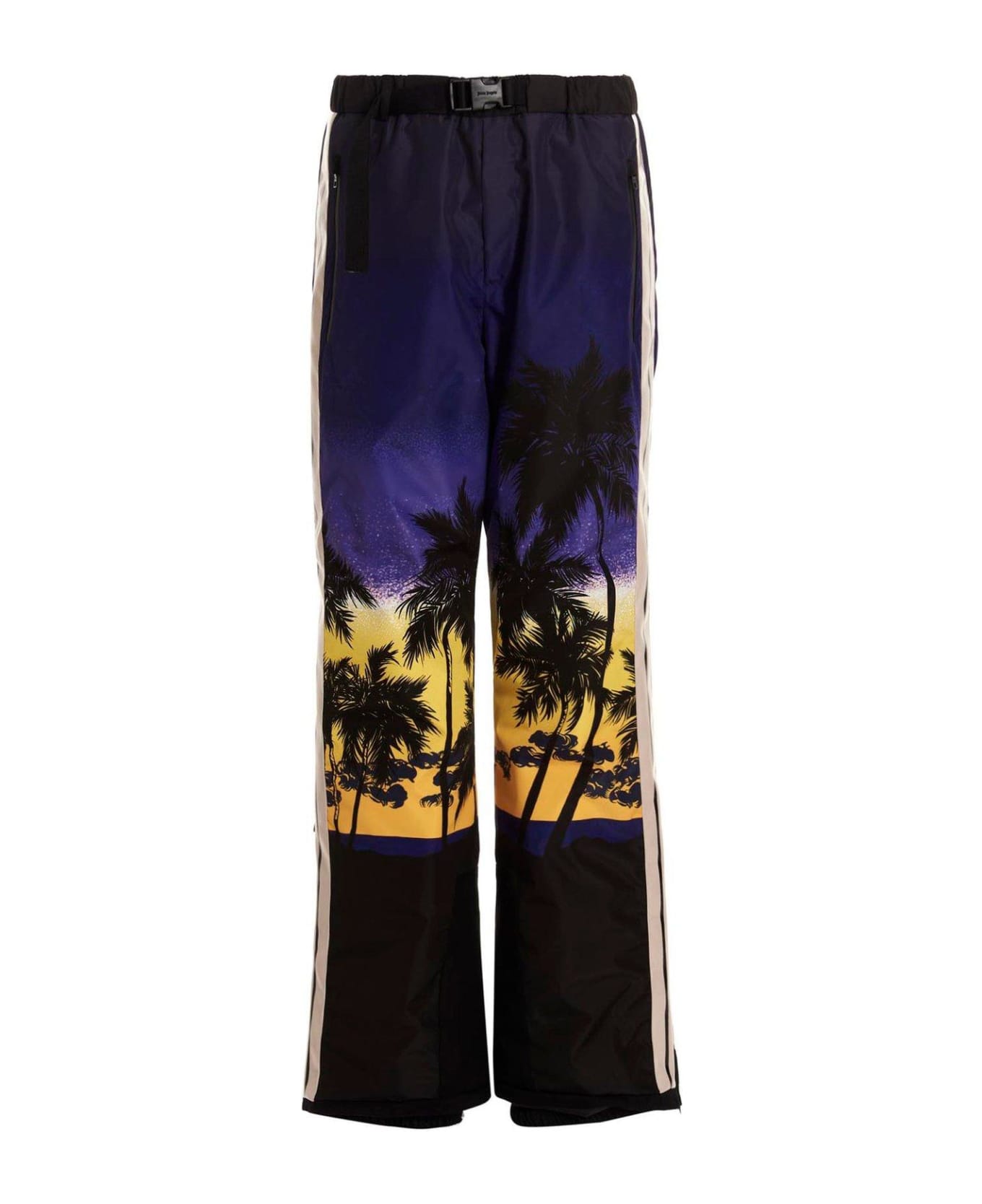 Palm Angels Palm Sunset Elasticated Waistband Ski Pants - Purple name:467