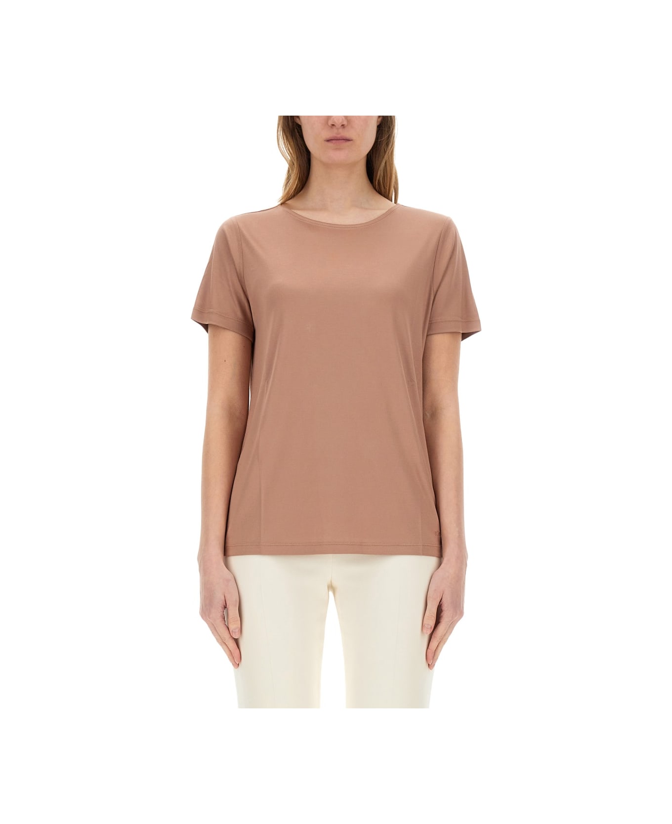 Fay Regular Fit T-shirt - NUDE