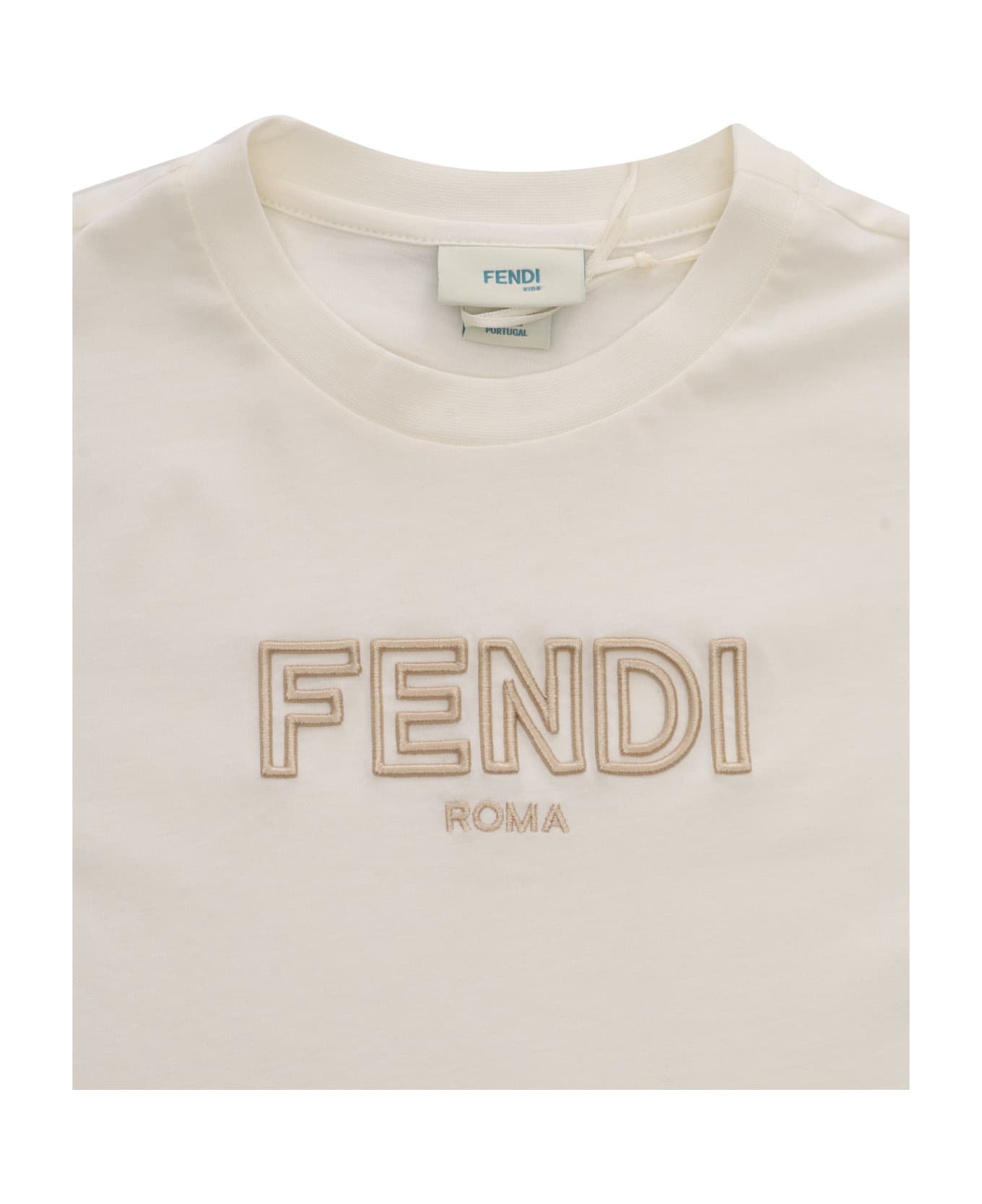 Fendi Jersey T-shirt - WHITE