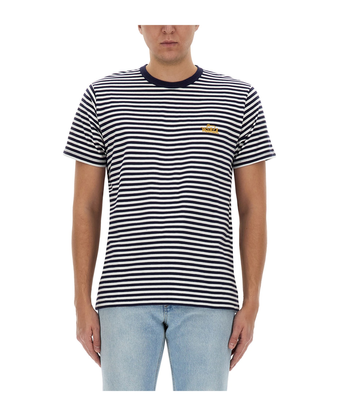 Woolrich Striped T-shirt - Blue stripe