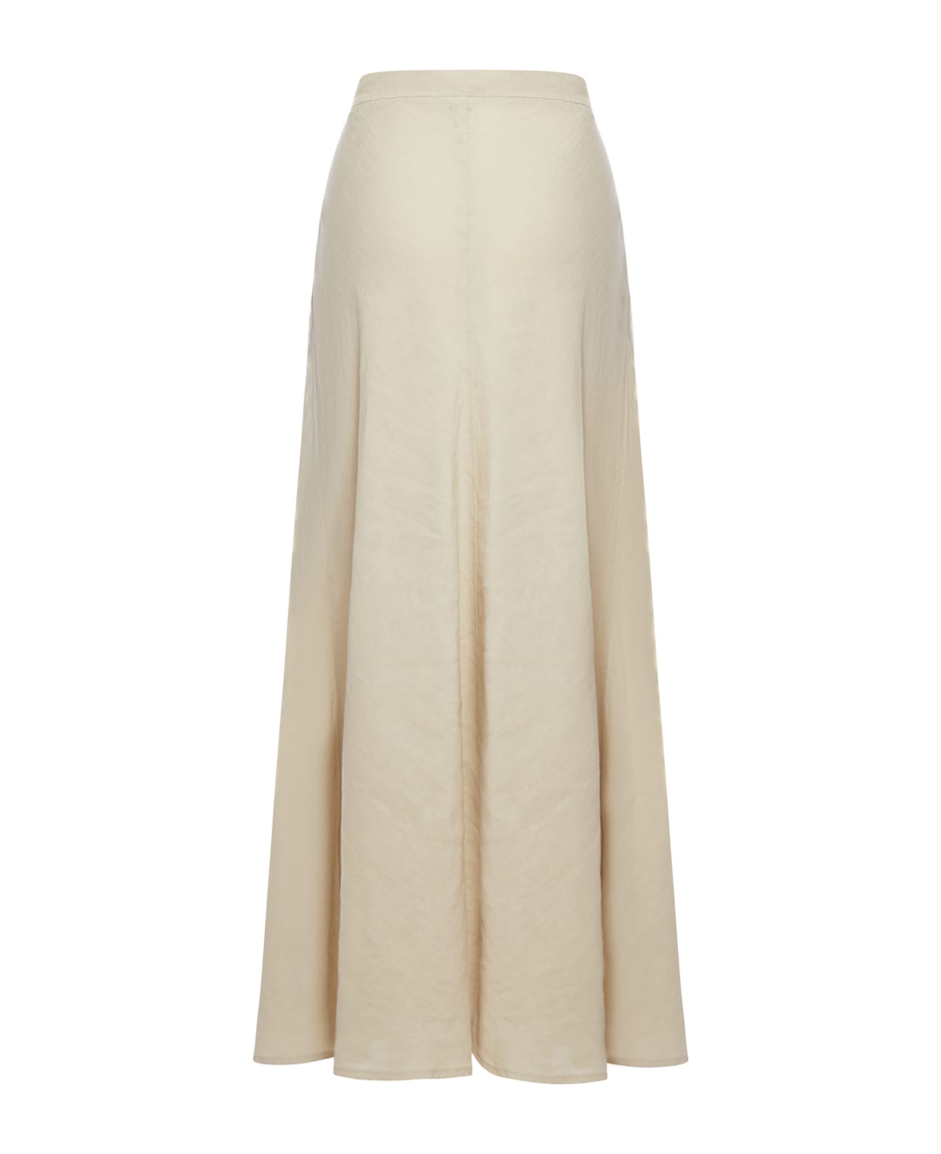 120% Lino Long Skirt - Nut スカート