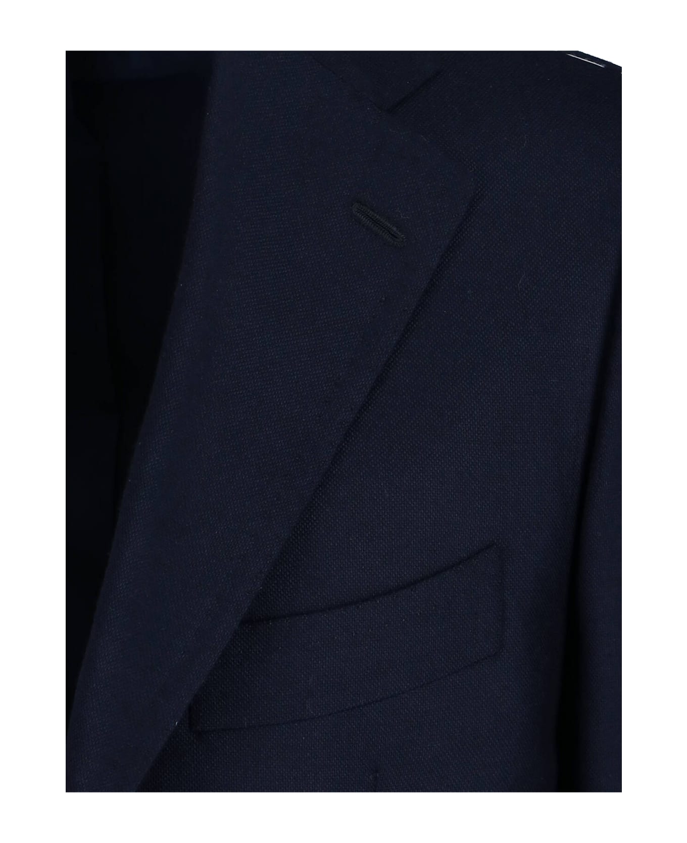 Cesare Attolini Single-breasted Cashmere Blazer - Blue ブレザー