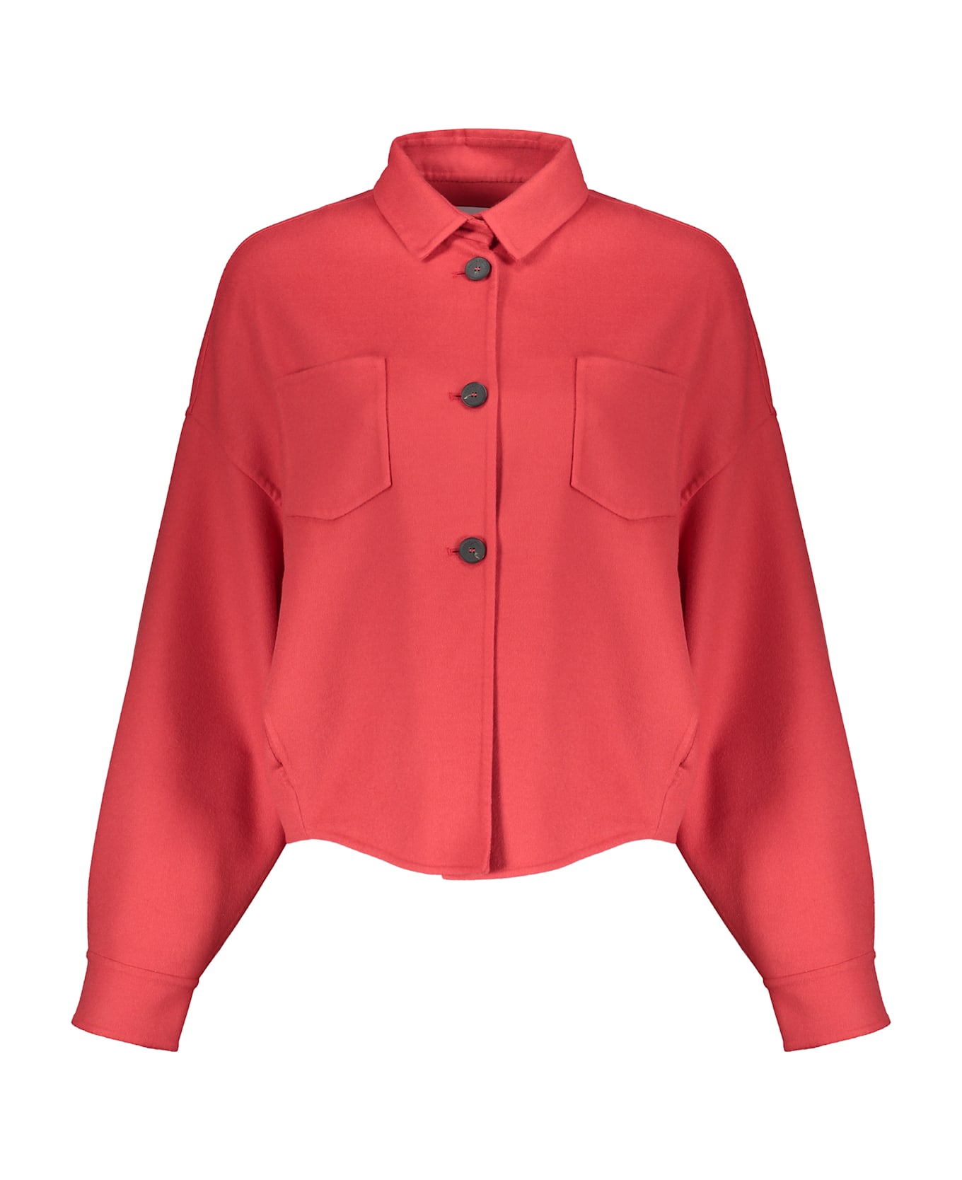 Fabiana Filippi Virgin Wool Blend Blazer - red