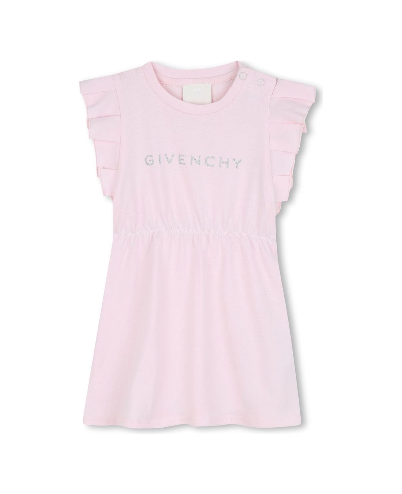 Givenchy Abito Con Logo - Pink
