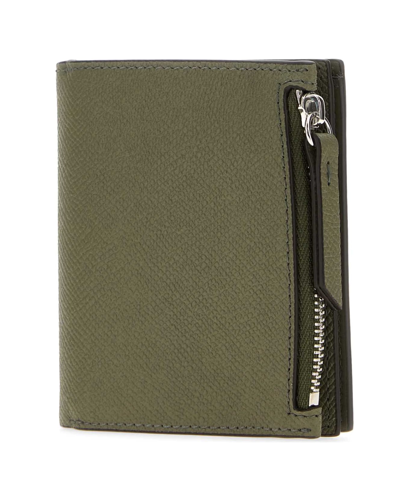 Maison Margiela Army Green Leather Wallet - KHAKI