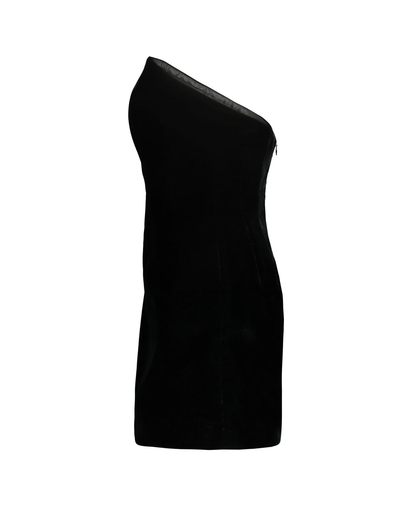 WARDROBE.NYC Velvet Mini Dress - Blk Black