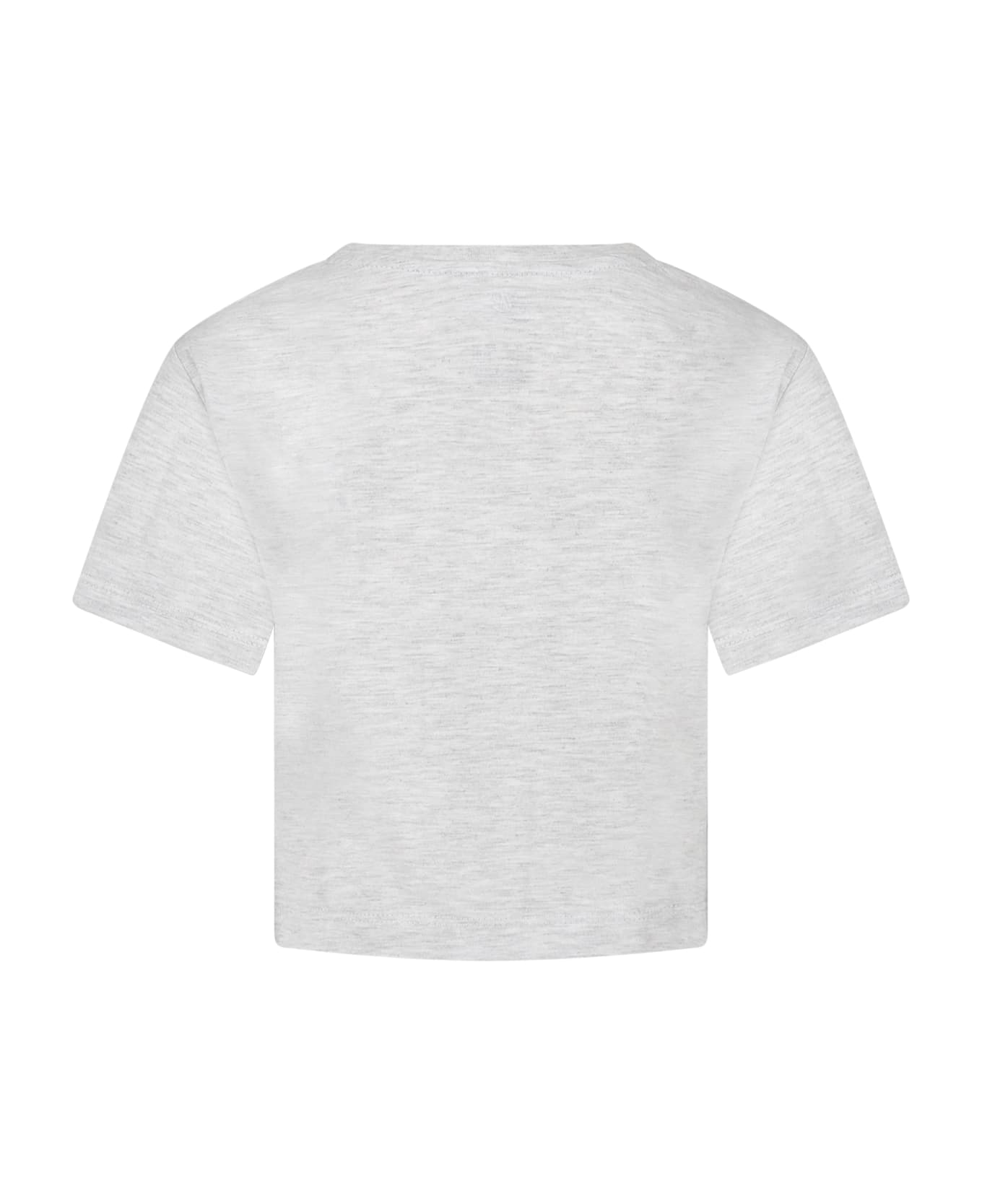 Nike Grey T-shirt Fot Girl With Logo - Grey Tシャツ＆ポロシャツ