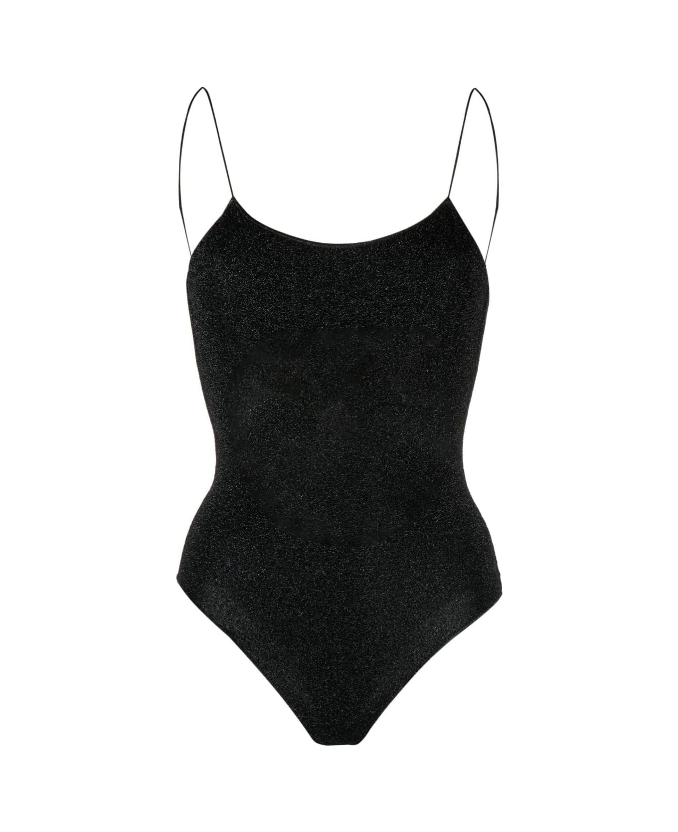 Oseree Black Lumiere Maillot One-piece Swimsuit - Black
