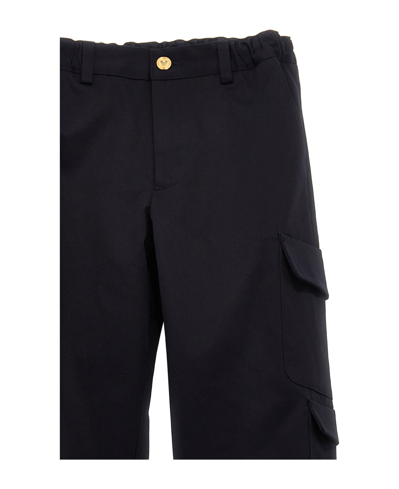 Versace 'medusa' Cargo Pants - Blue