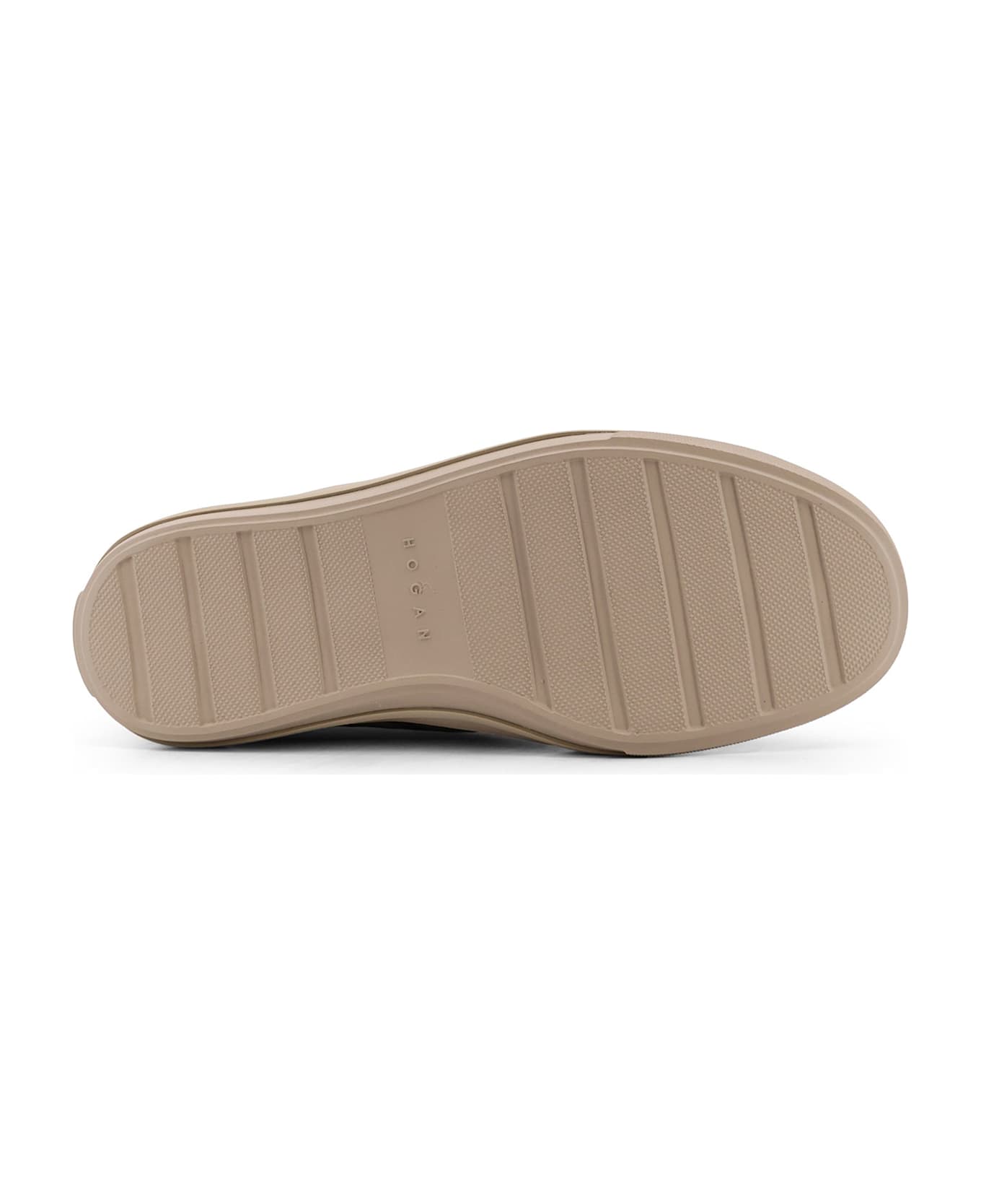 Hogan H691 Allacciato H Suede Low-top Sneakers - GRAFITE CHIARO
