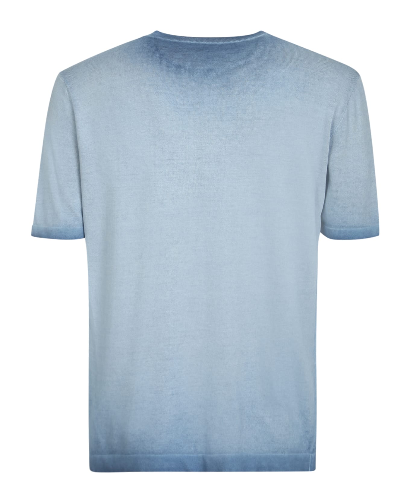 Original Vintage Style Reverse T-shirt - Blue