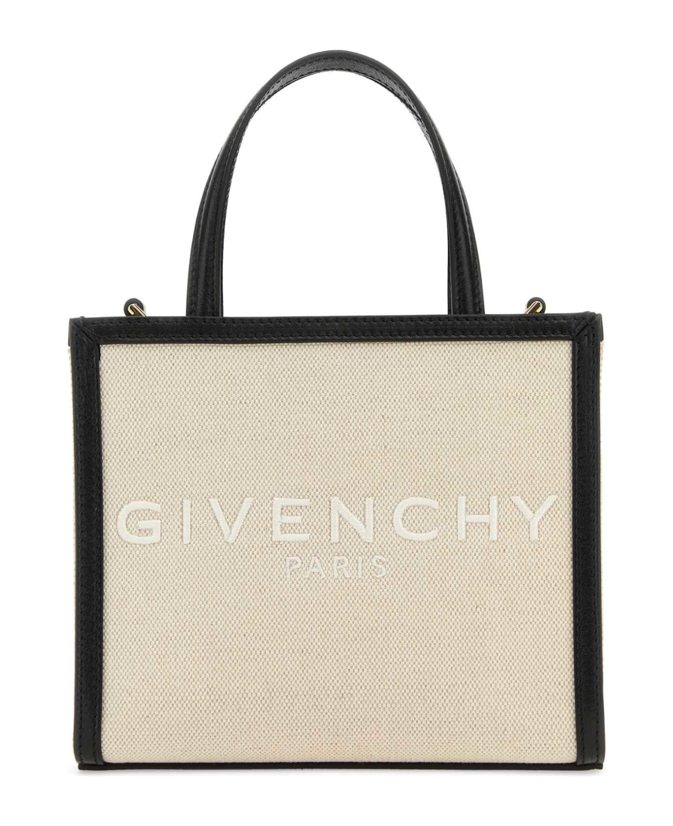 Givenchy Sand Canvas Mini G-tote Handbag - NATURALBEIGE
