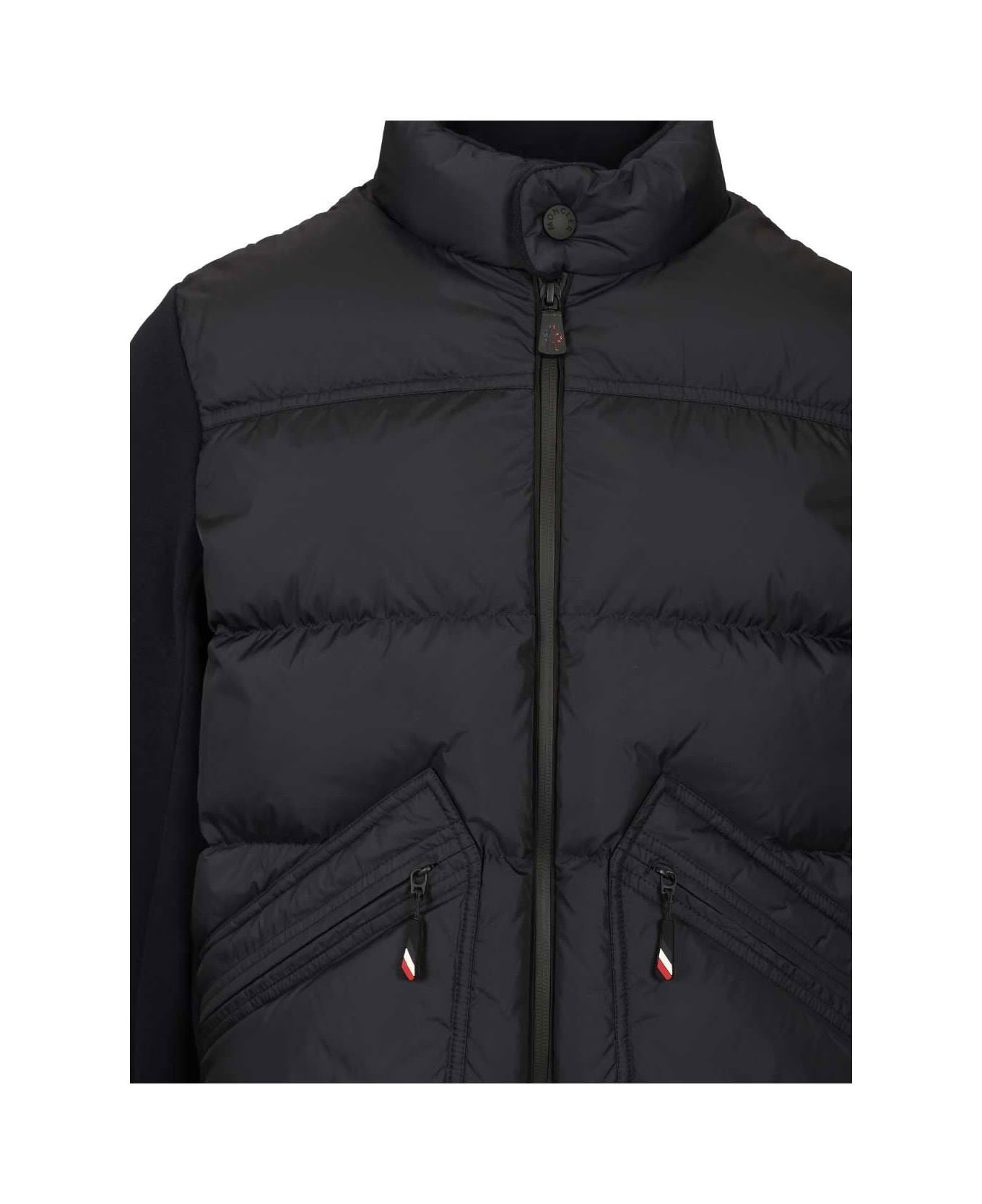 Moncler Grenoble Zip Up Cardigan - BLUE